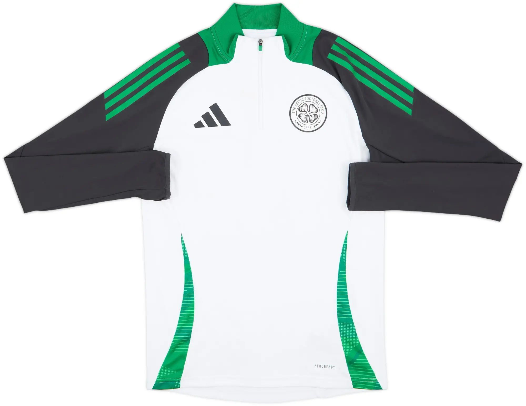 2024-25 Celtic adidas 1/4 Zip Drill Top - 6/10 - (S)