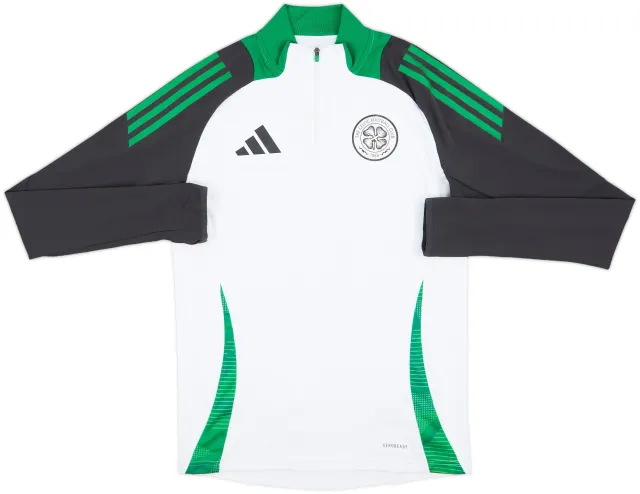 2024-25 Celtic adidas 1/4 Zip Drill Top - 6/10 - (S