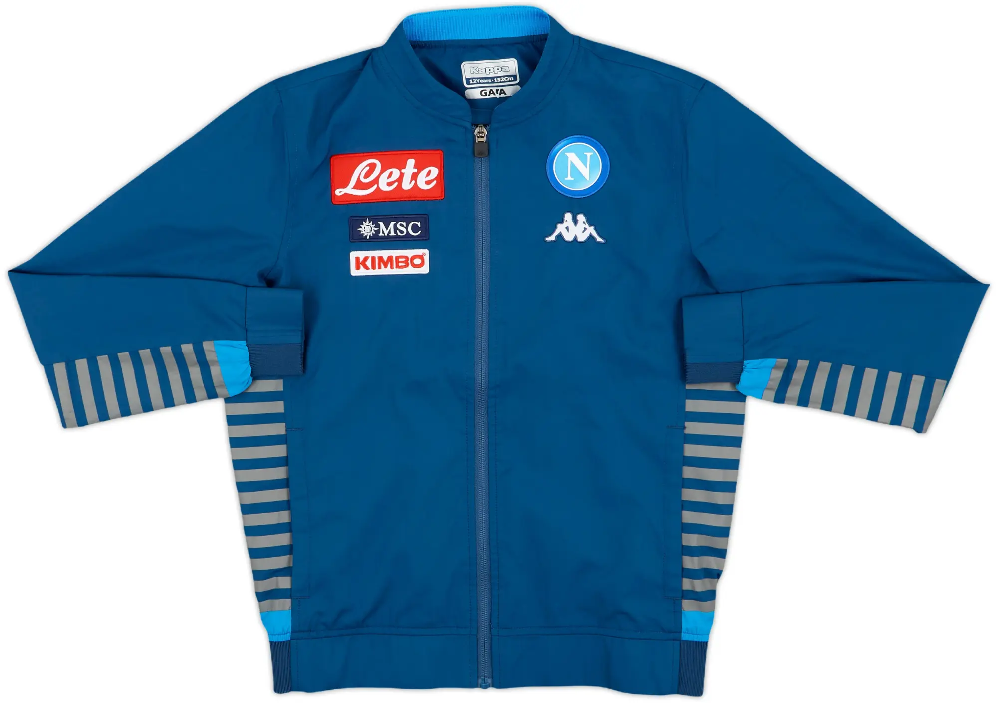 2019-20 Napoli Kappa Track Jacket - 7/10 - (M.Boys)