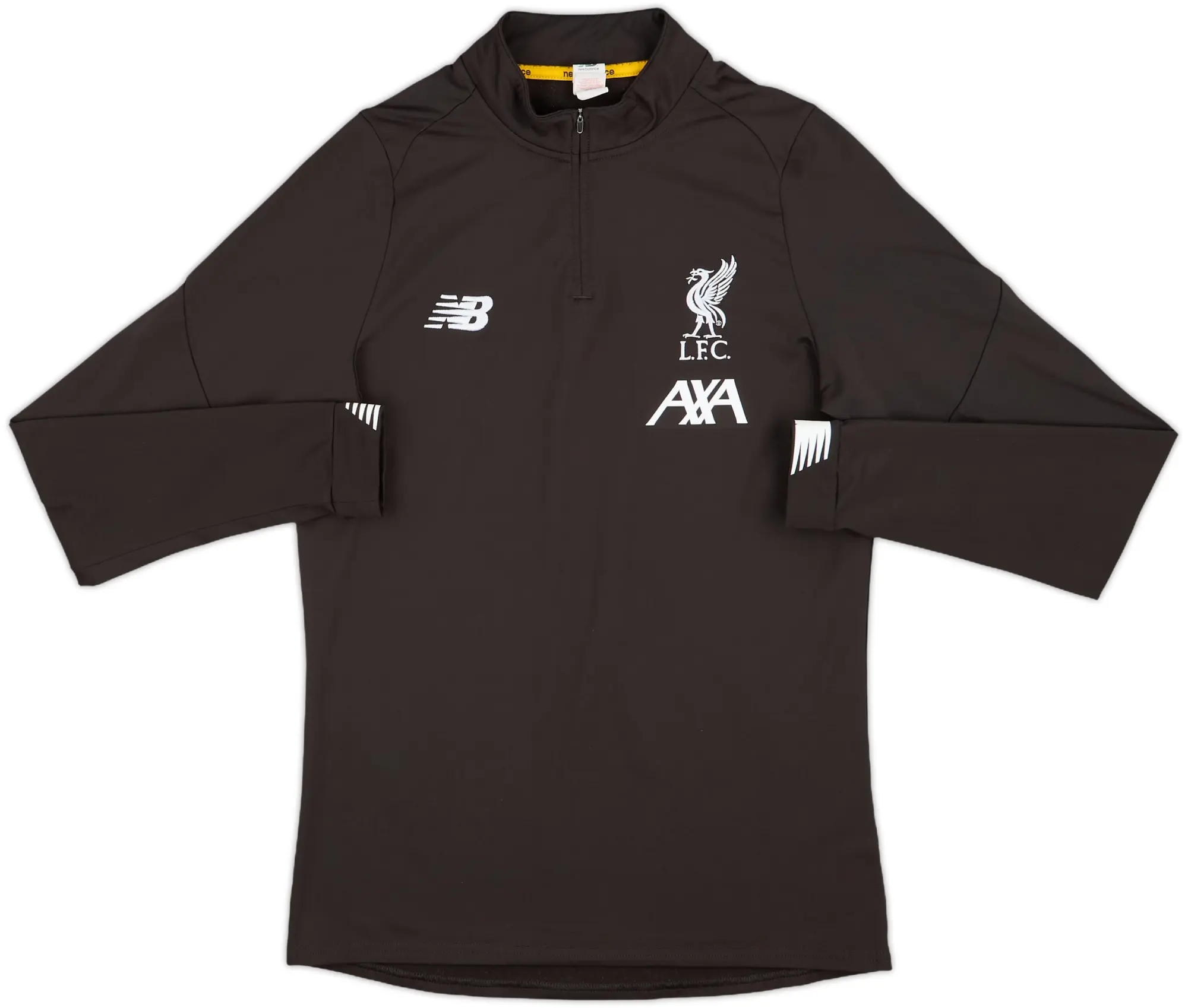 2019-20 Liverpool New Balance 1/4 Zip Drill Top - 10/10 - (XL.Boys)