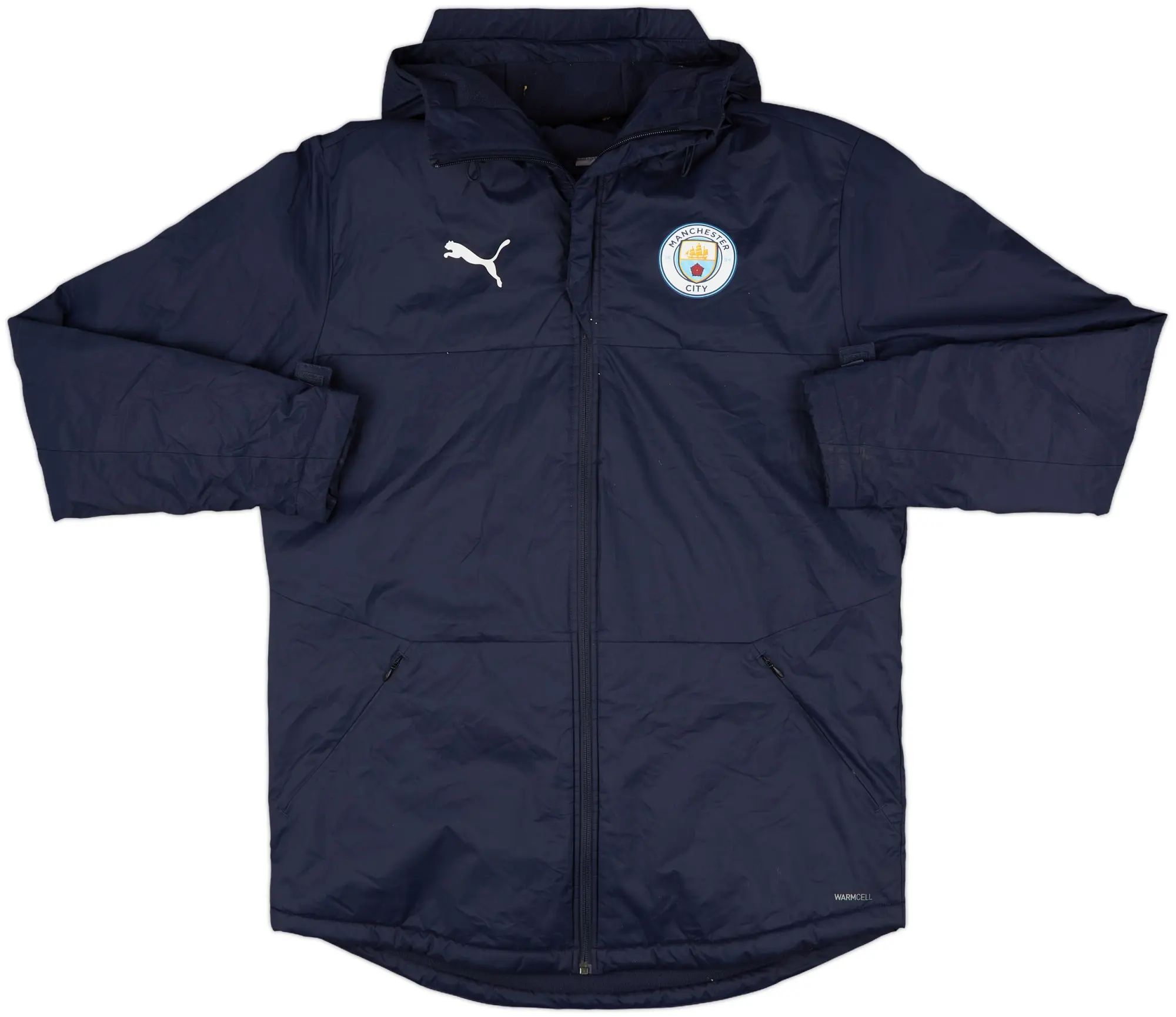 2022-23 Manchester City Puma Padded Bench Coat - 8/10 - (M)