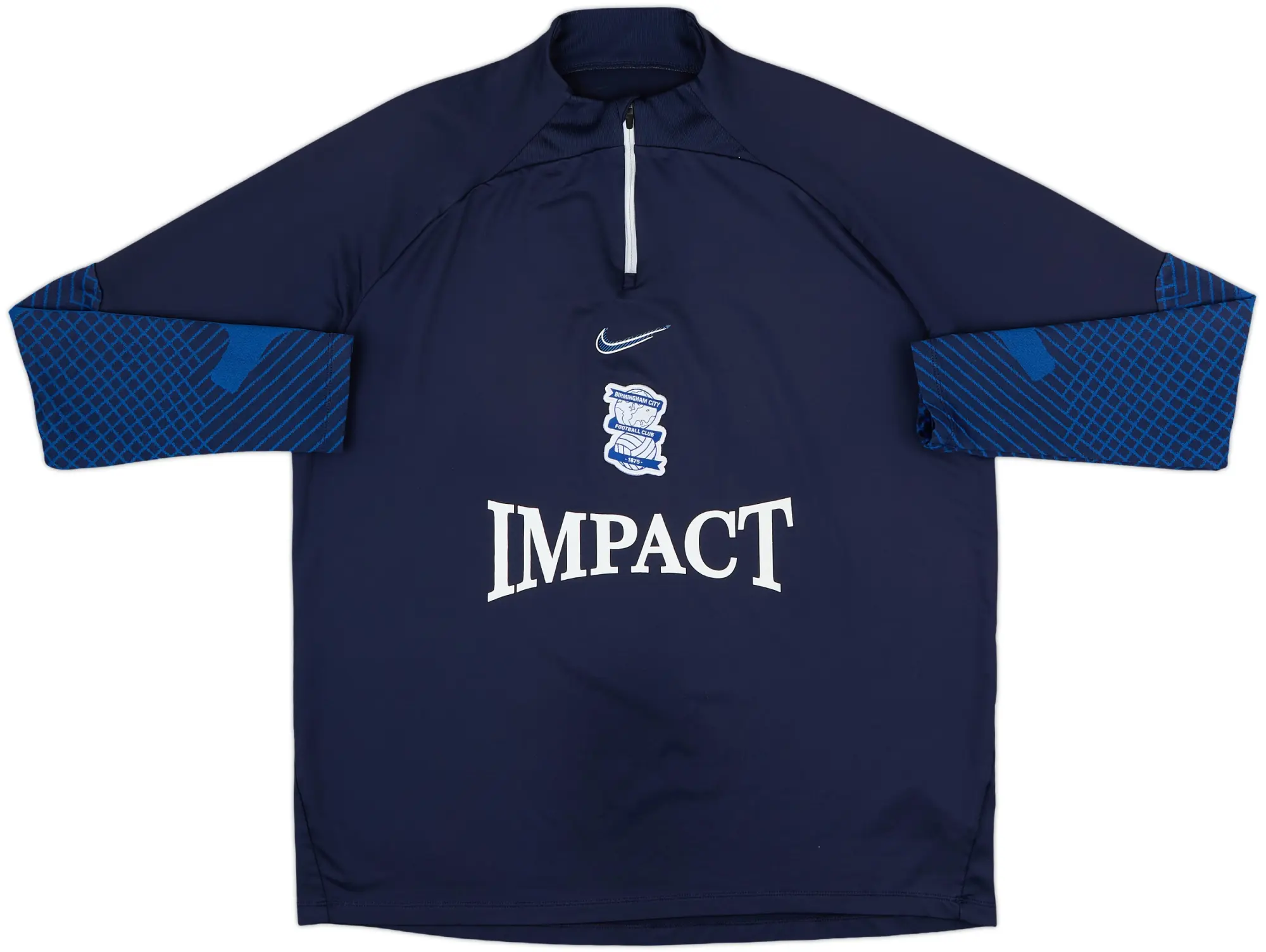 2022-23 Birmingham City Nike 1/4 Zip Drill Top - 8/10 - (XL)