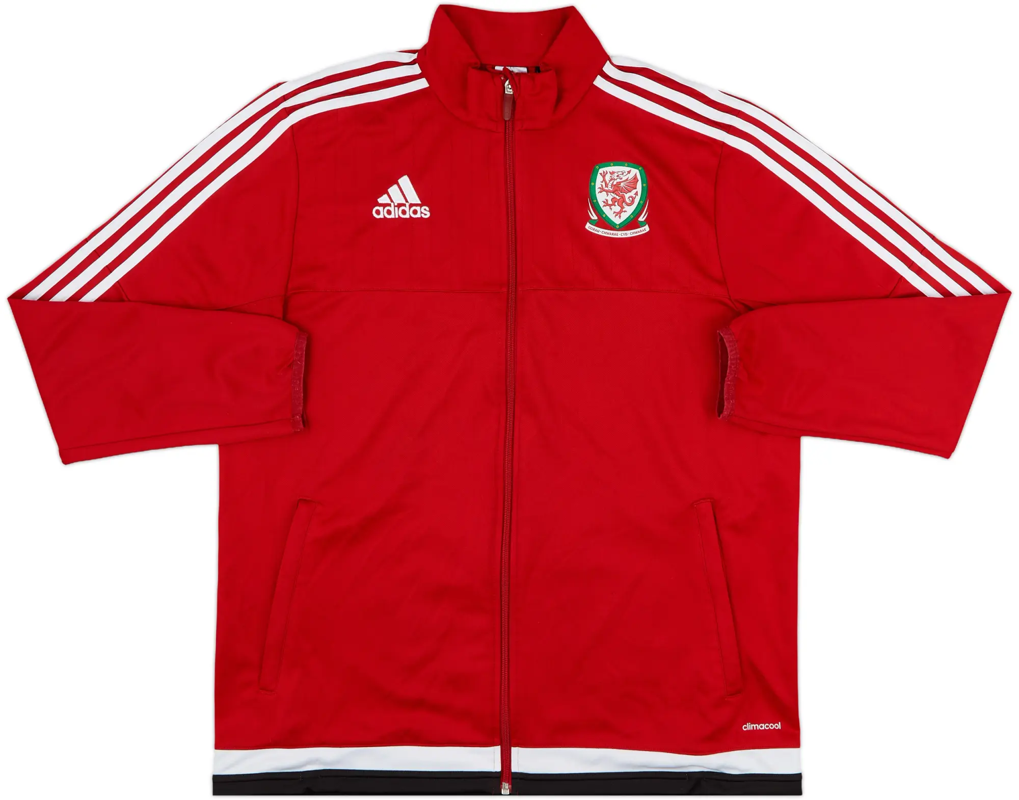 2015-16 Wales adidas Track Jacket - 8/10 - (L)