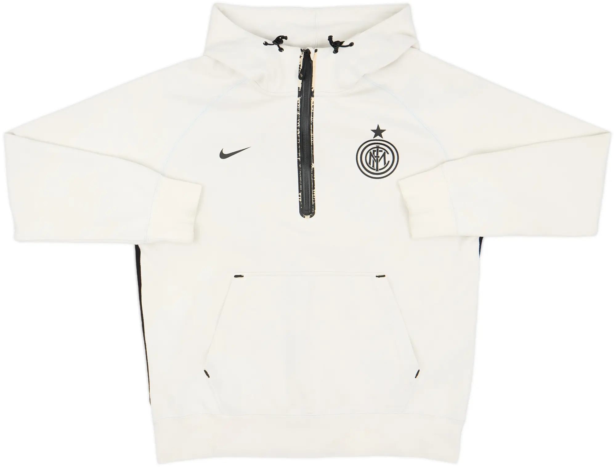 2011-12 Inter Milan Nike 1/2 Zip Hooded Track Jacket - 5/10 - (M)