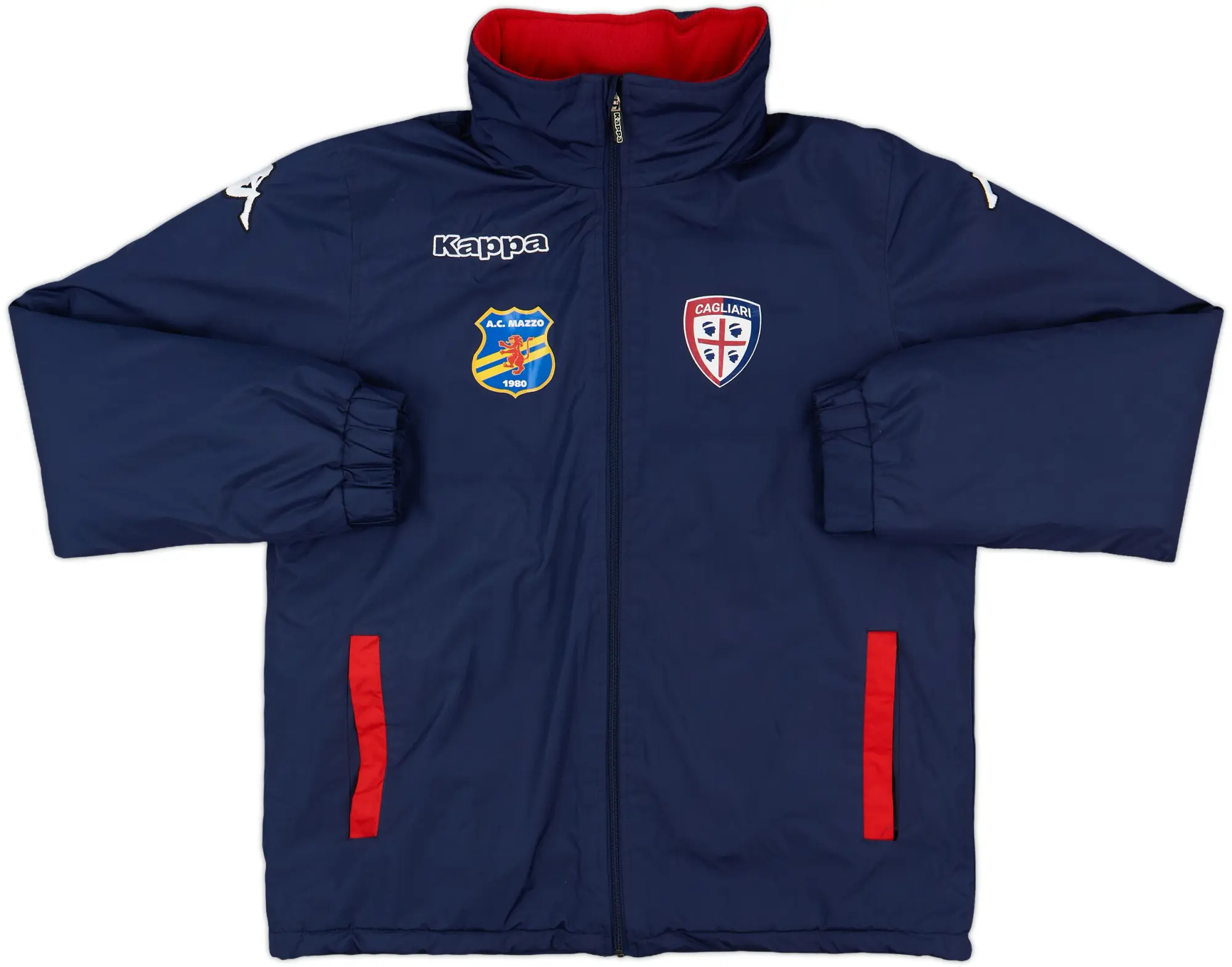 2014-15 Cagliari Kappa Bench Coat - 10/10 - (M)