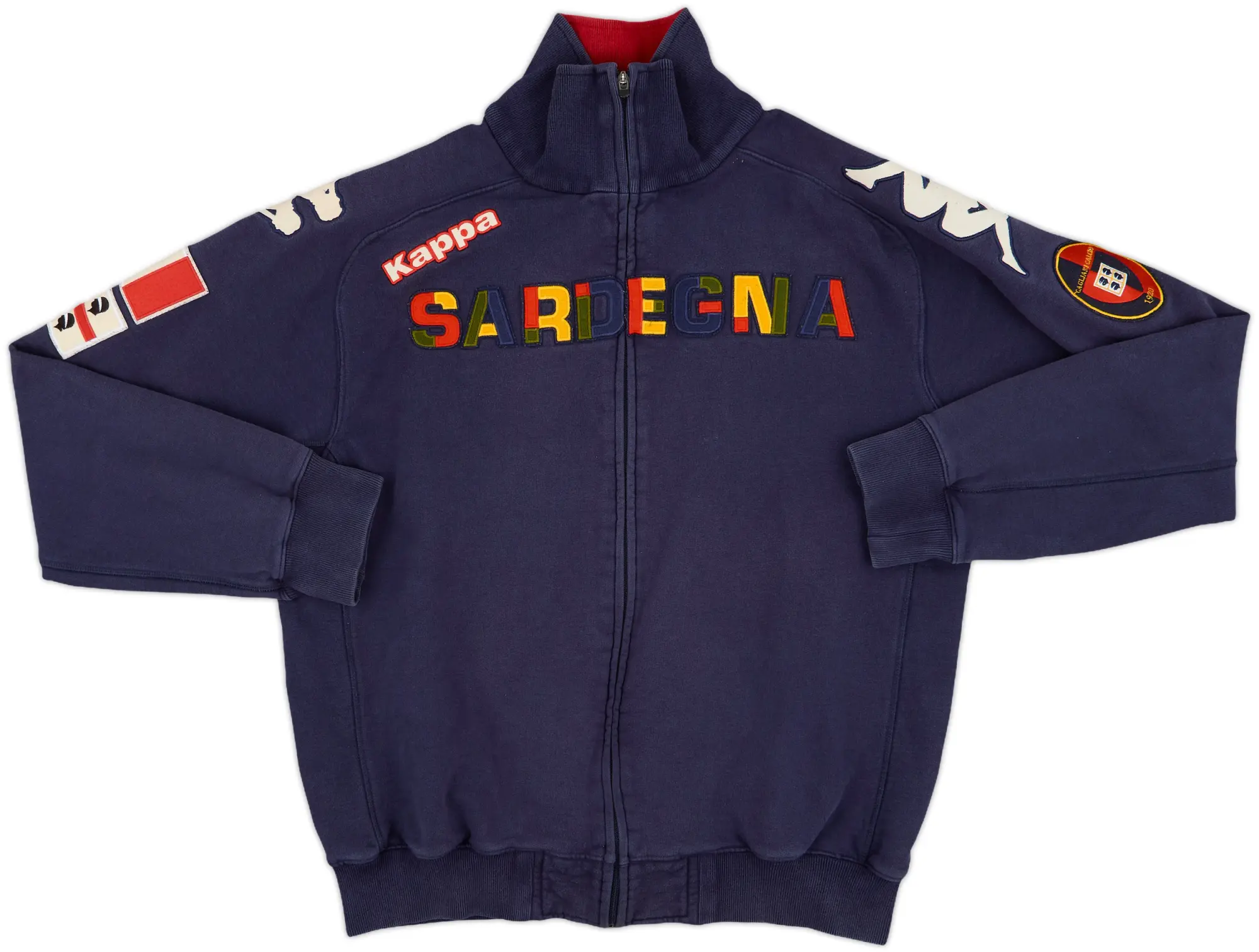 2011-12 Cagliari Kappa Track Jacket - 6/10 - (XXL)
