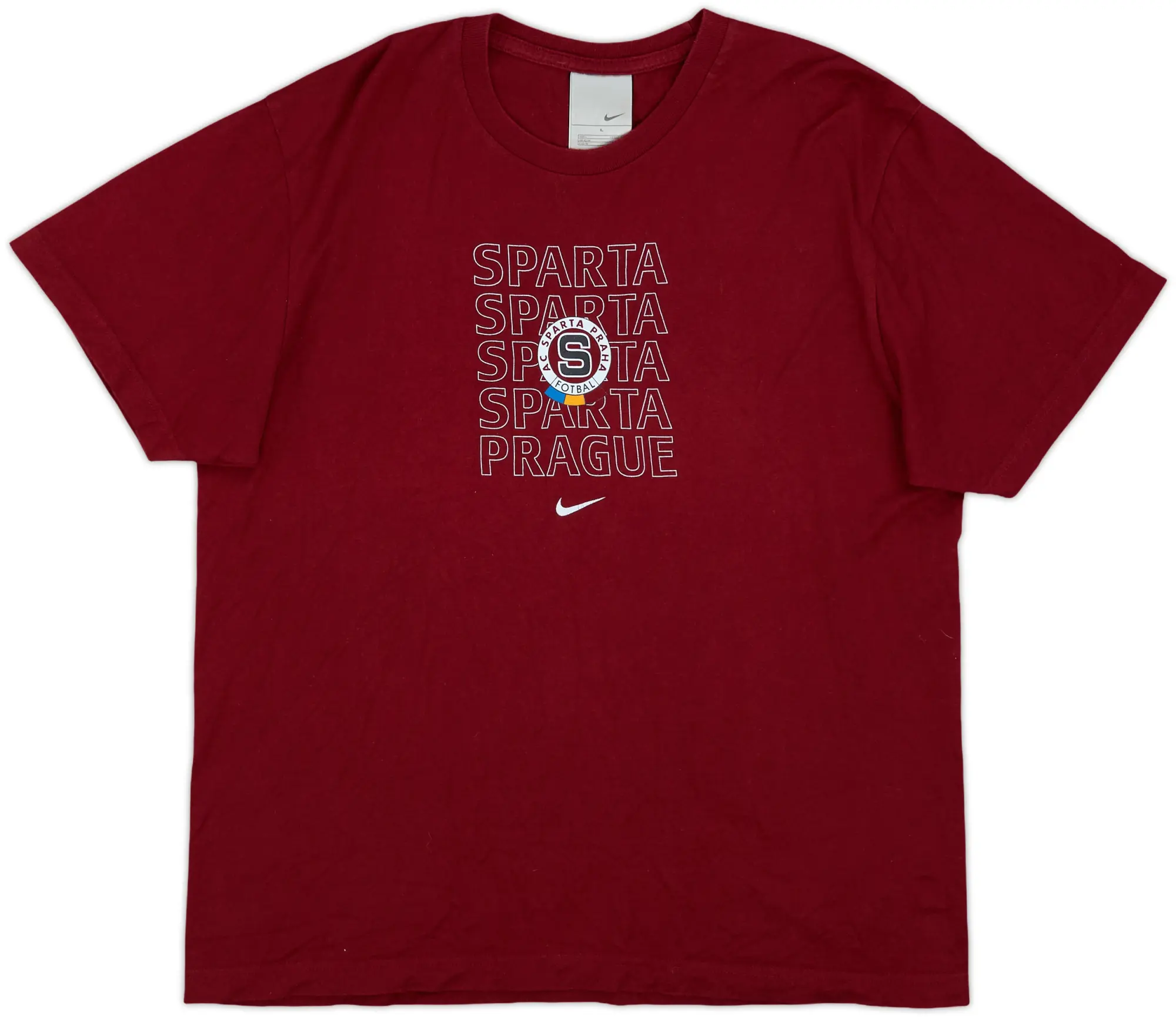 2006-07 Sparta Prague Nike Cotton Tee - 8/10 - (XL)