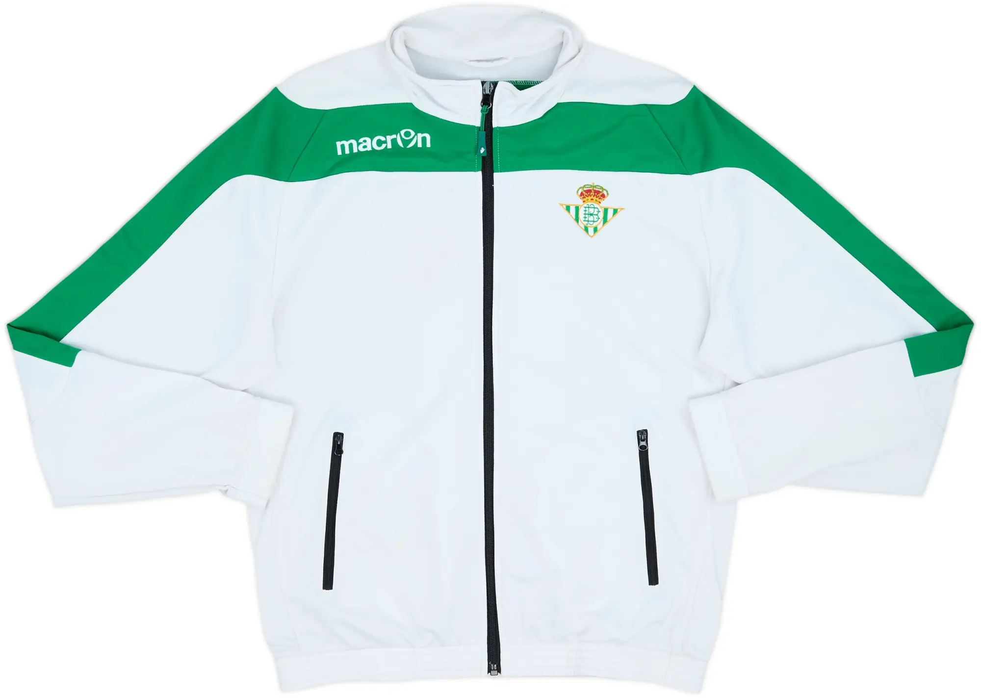 2013-14 Real Betis Macron Track Jacket - 6/10 - (S)