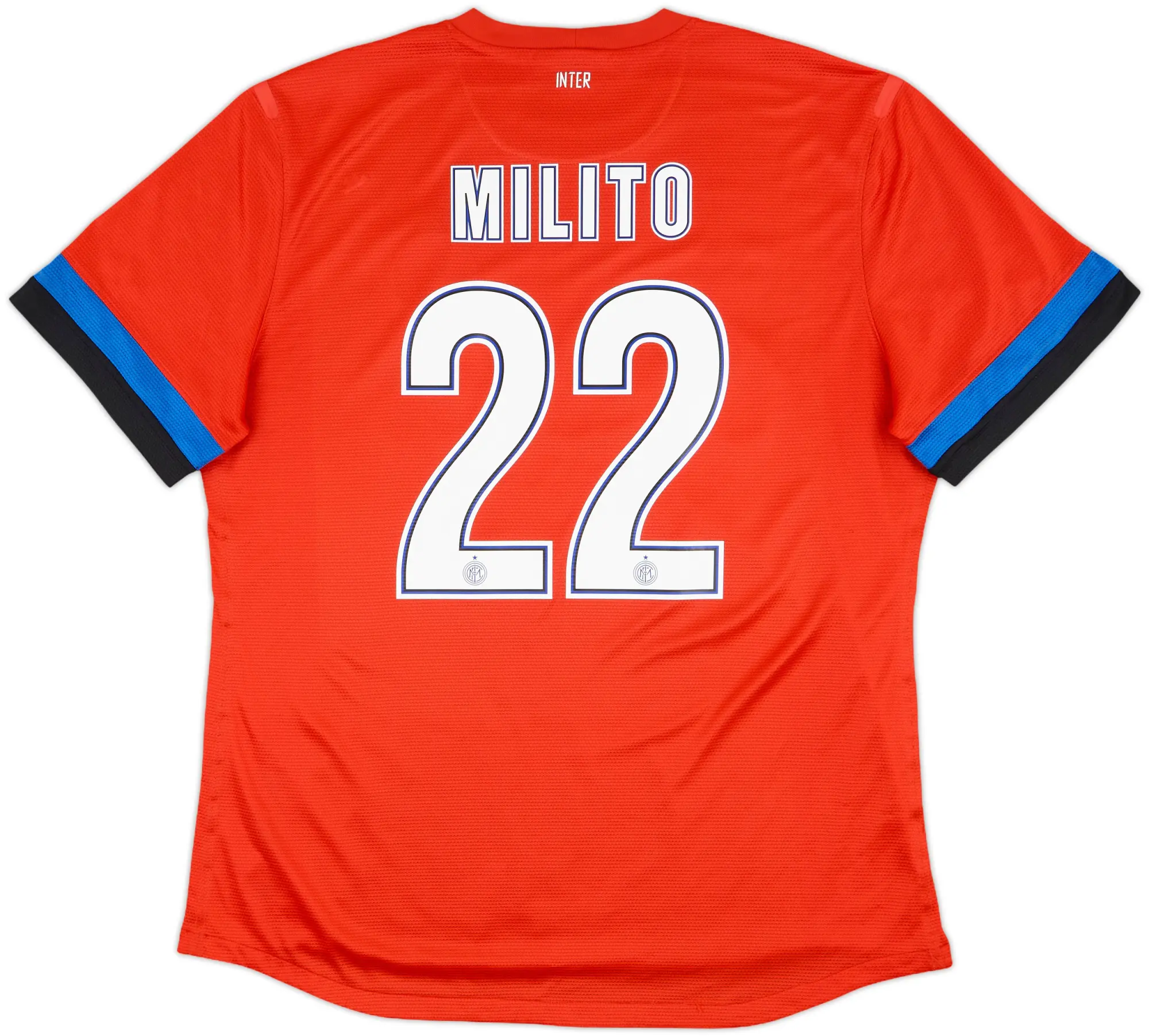 2012-13 Inter Milan Away Shirt Milito #22 - 9/10 - (XXL)