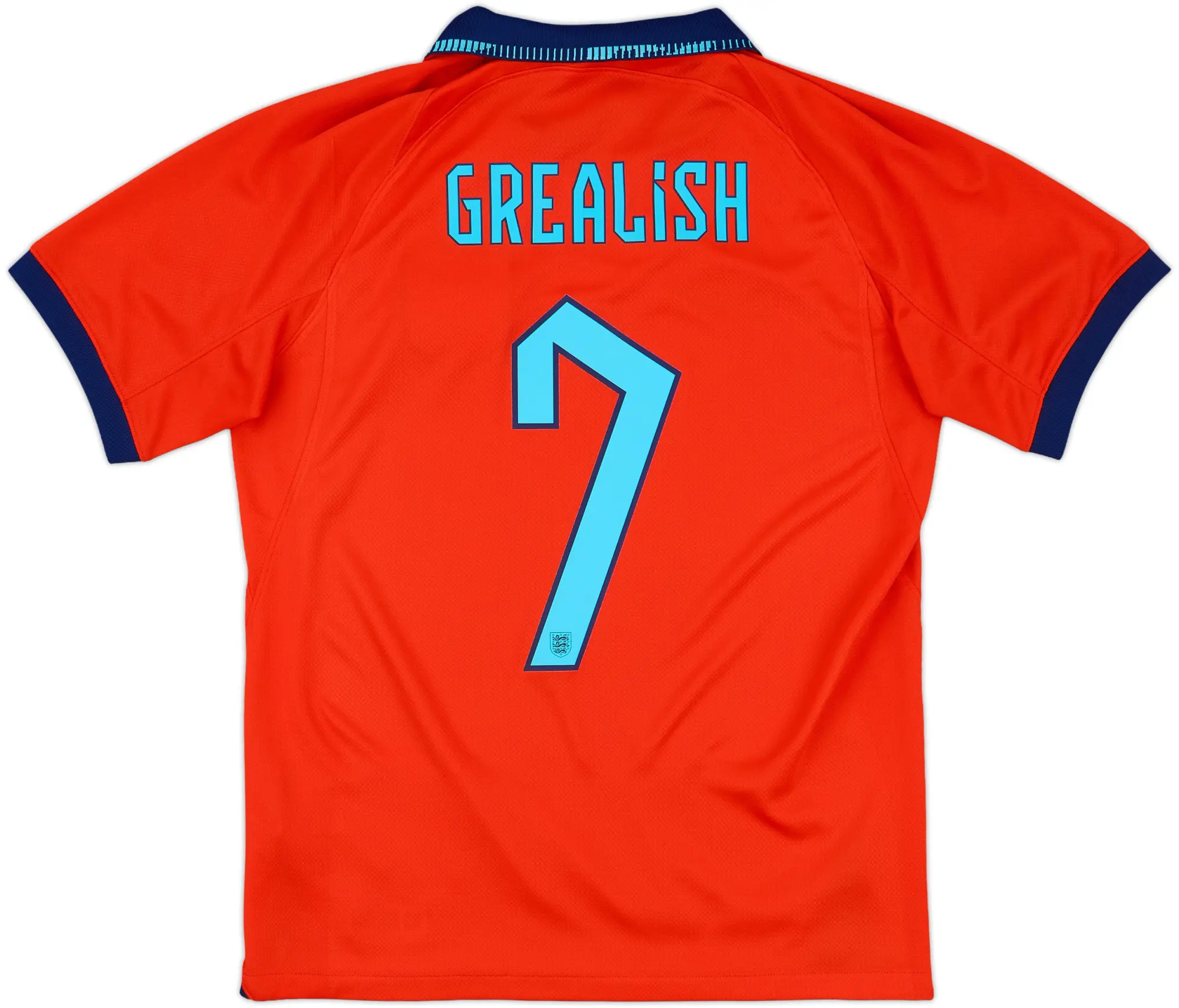2022-23 England Away Shirt Grealish #7 - 10/10 - (S)