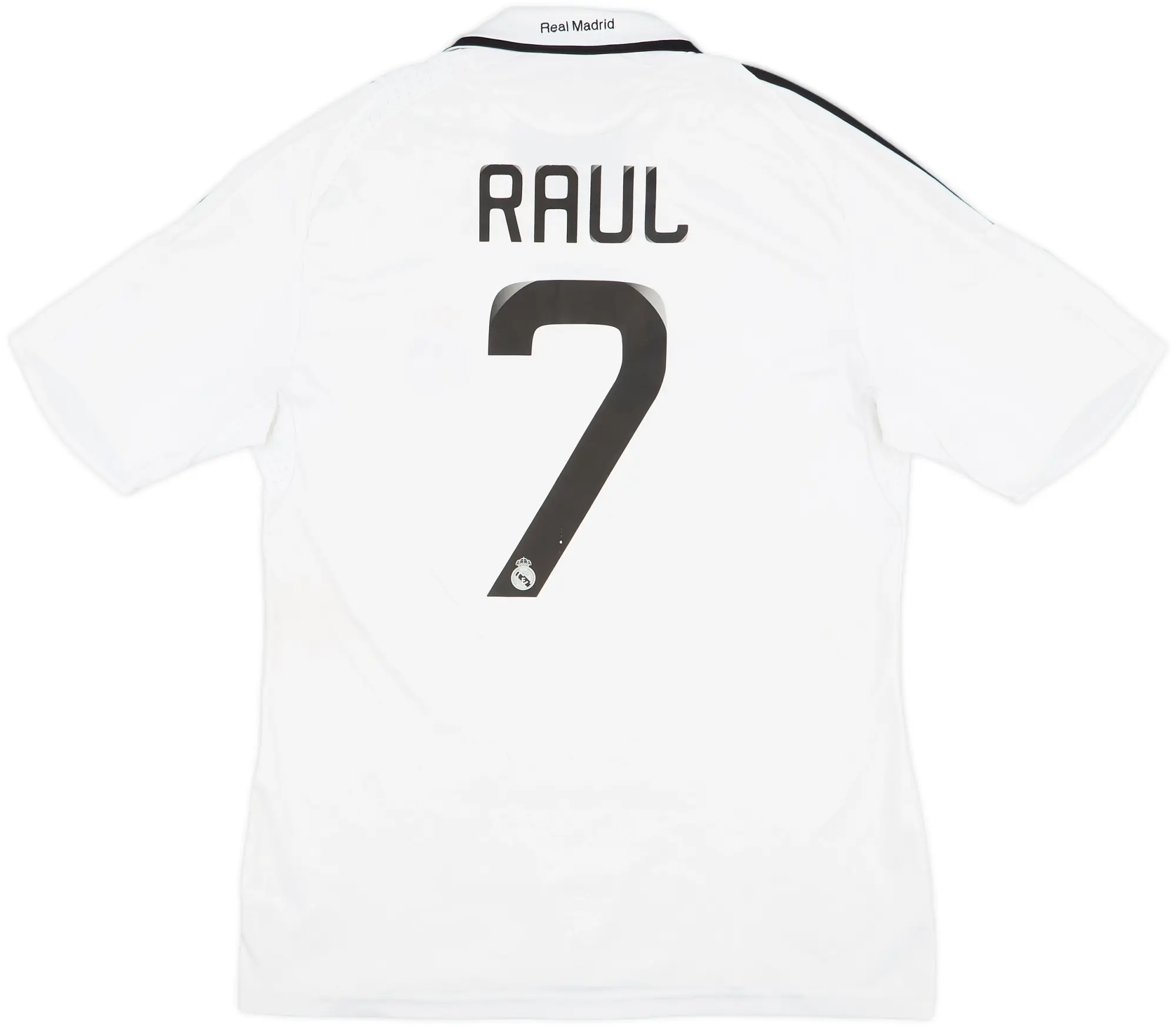 2008-09 Real Madrid Home Shirt Raul #7 - 7/10 - (M)