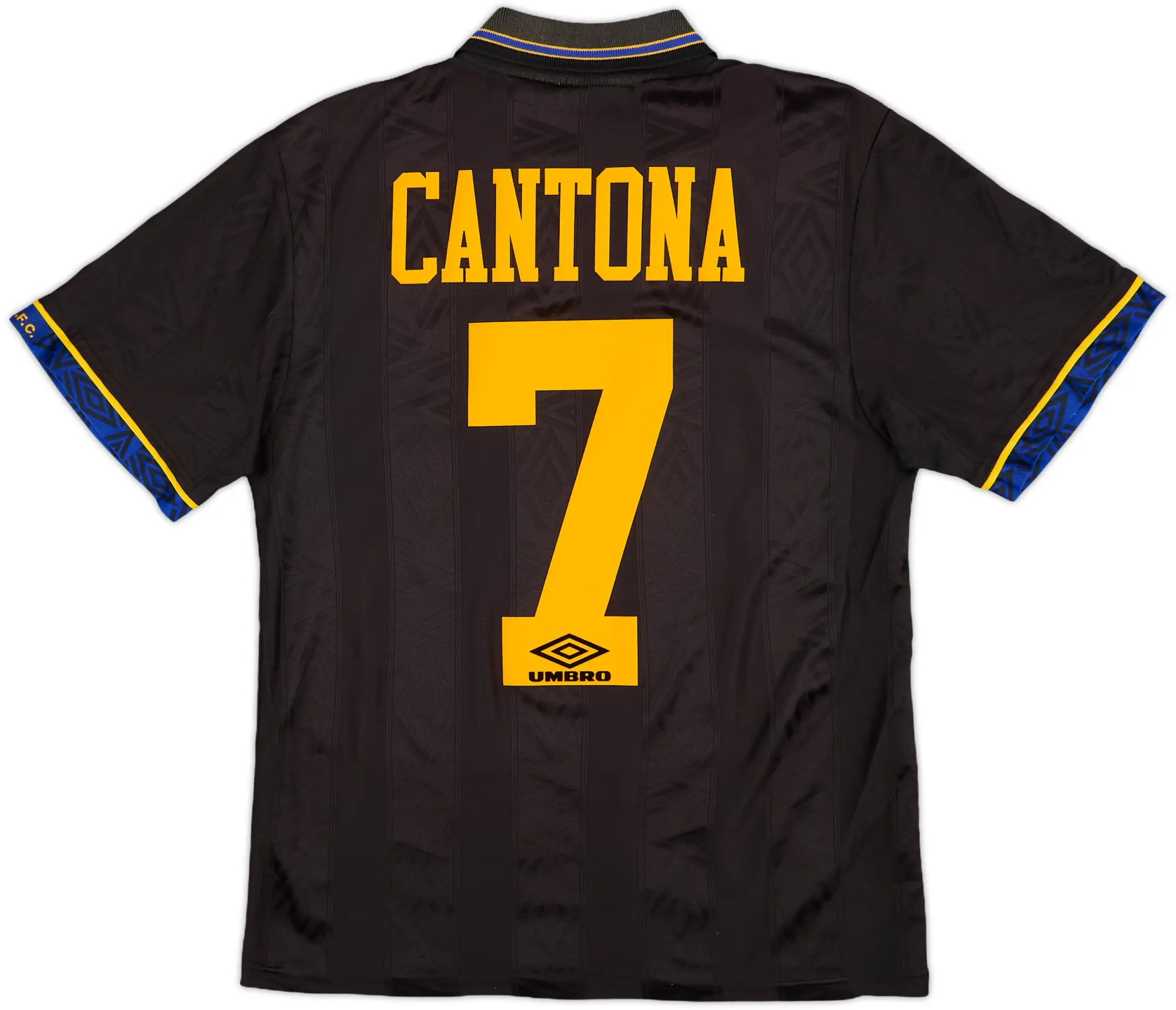 1993-95 Manchester United Away Shirt Cantona #7 - 8/10 - (S)