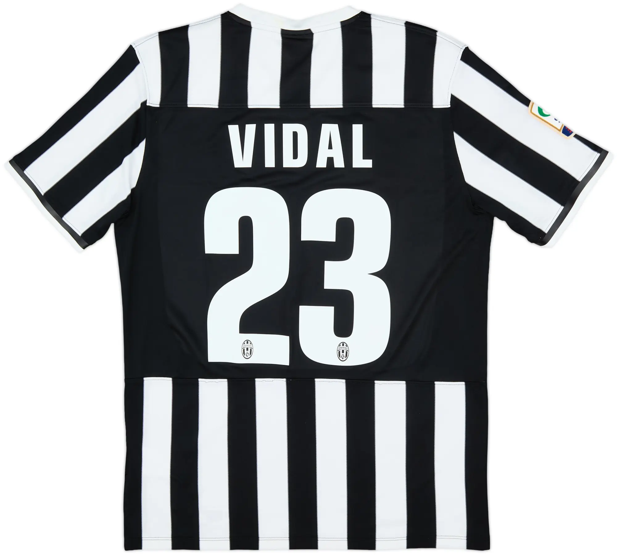 2013-14 Juventus Home Shirt Vidal #23 - 6/10 - (S)