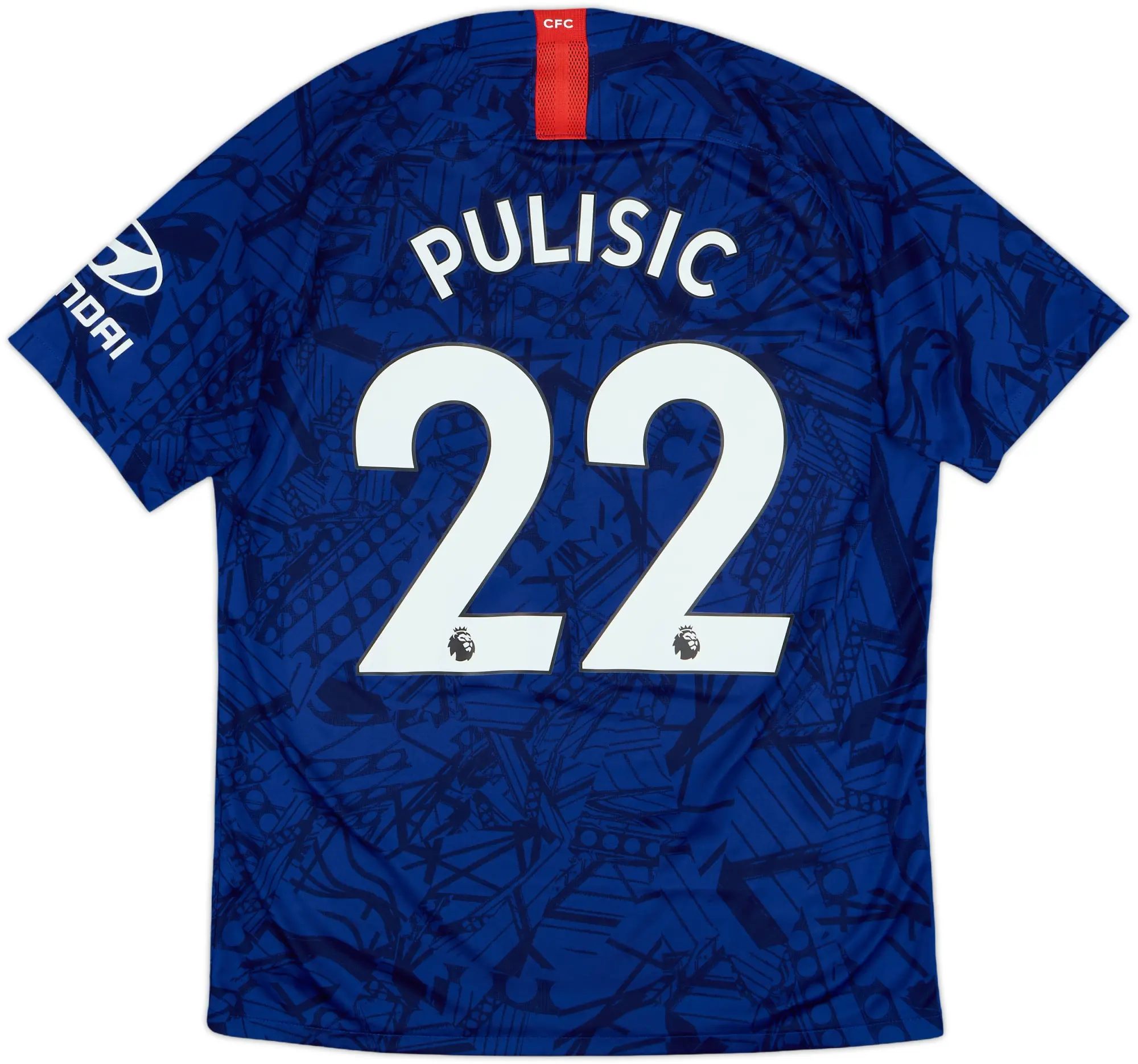 2019-20 Chelsea Home Shirt Pulisic #22 - 8/10 - (M)