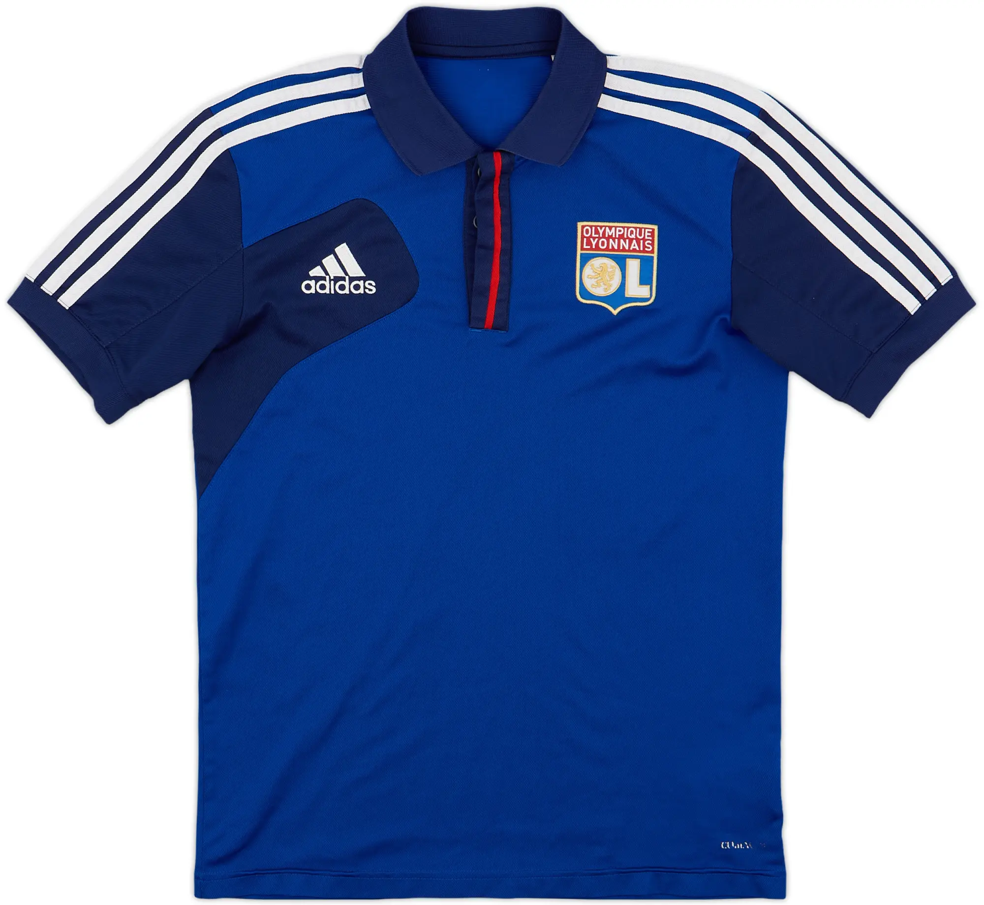 2012-13 Lyon adidas Polo Shirt - 8/10 - (S)