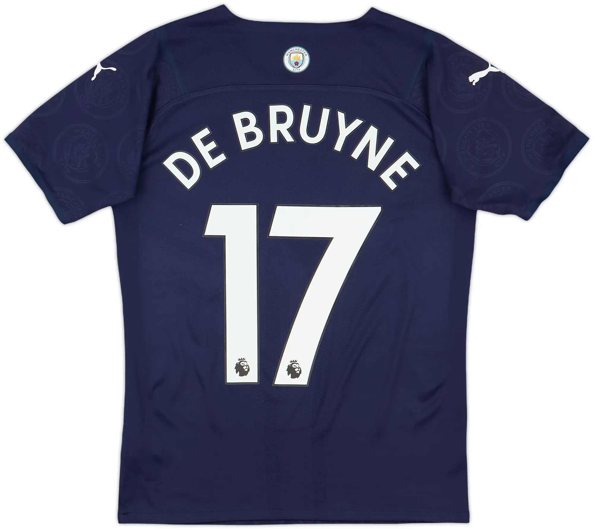 2021-22 Manchester City Authentic Third Shirt De Bruyne #17 - 9/10 - (S)