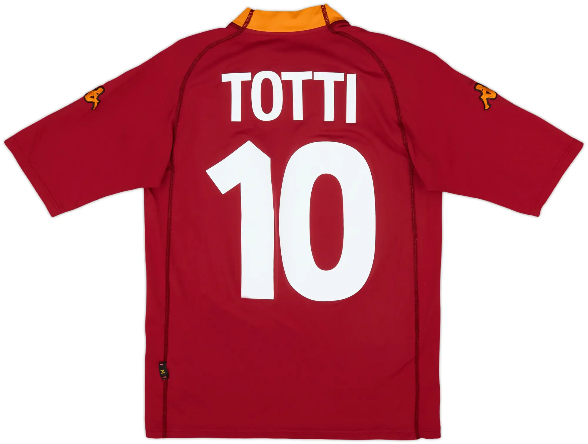 2000-01 Roma Home Shirt Totti #10 - 6/10 - (M)
