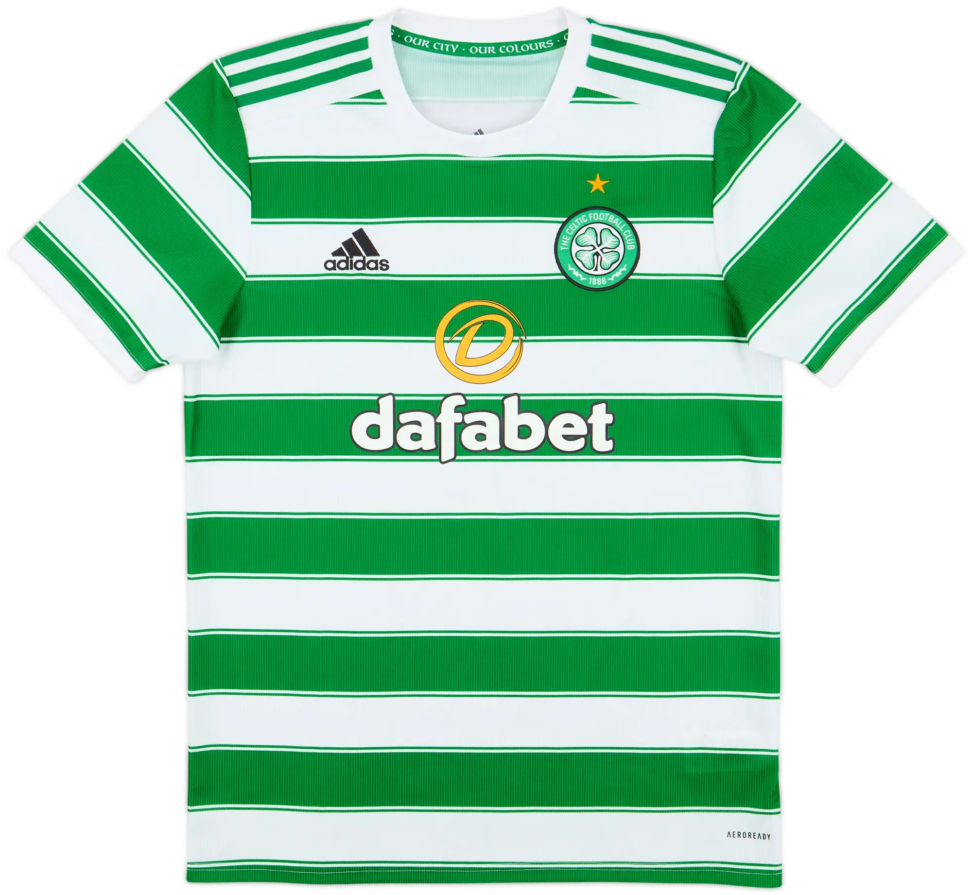 2021-22 Celtic Home Shirt - 10/10 - (M)