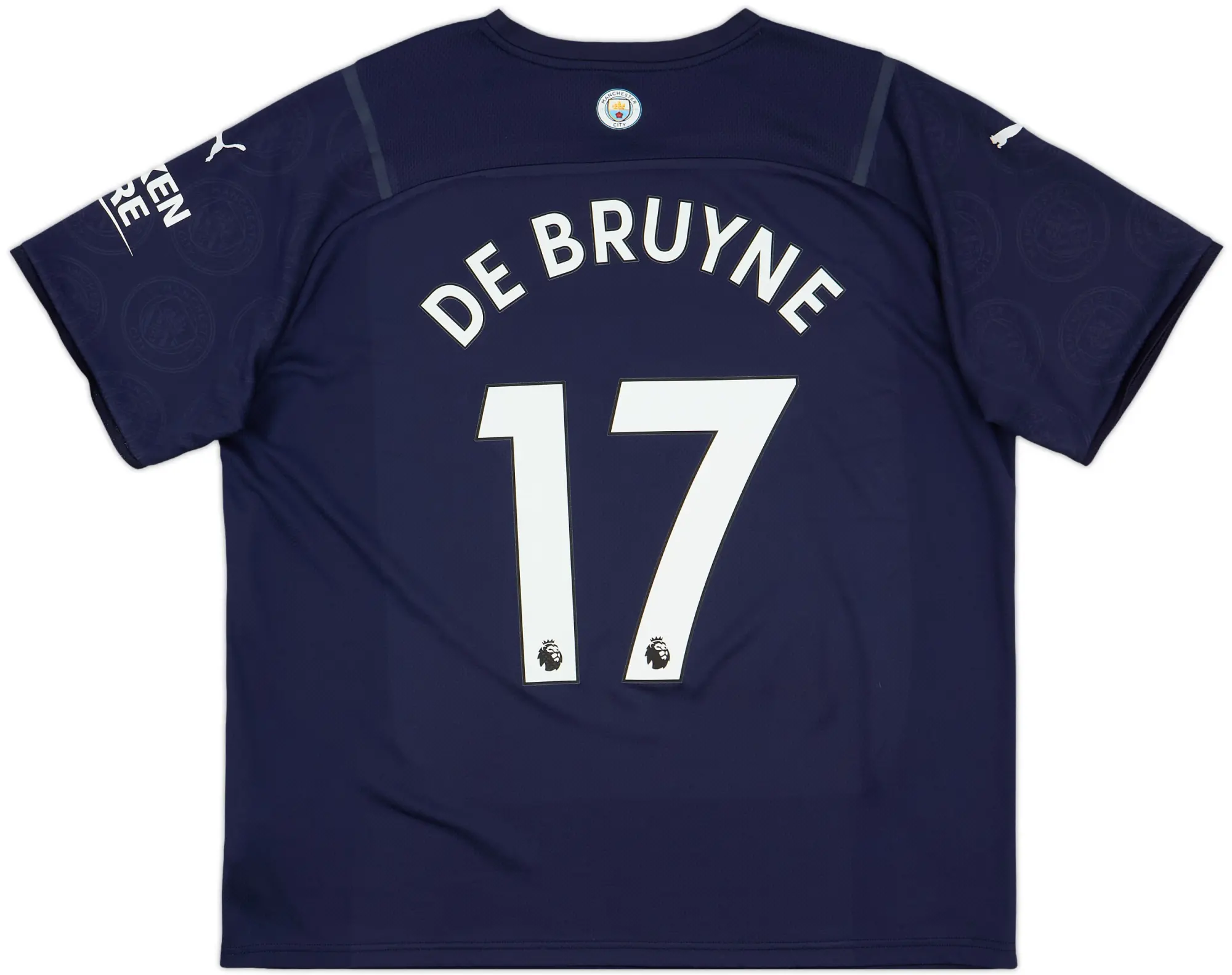 2021-22 Manchester City Third Shirt De Bruyne #17 - 8/10 - (XXL)