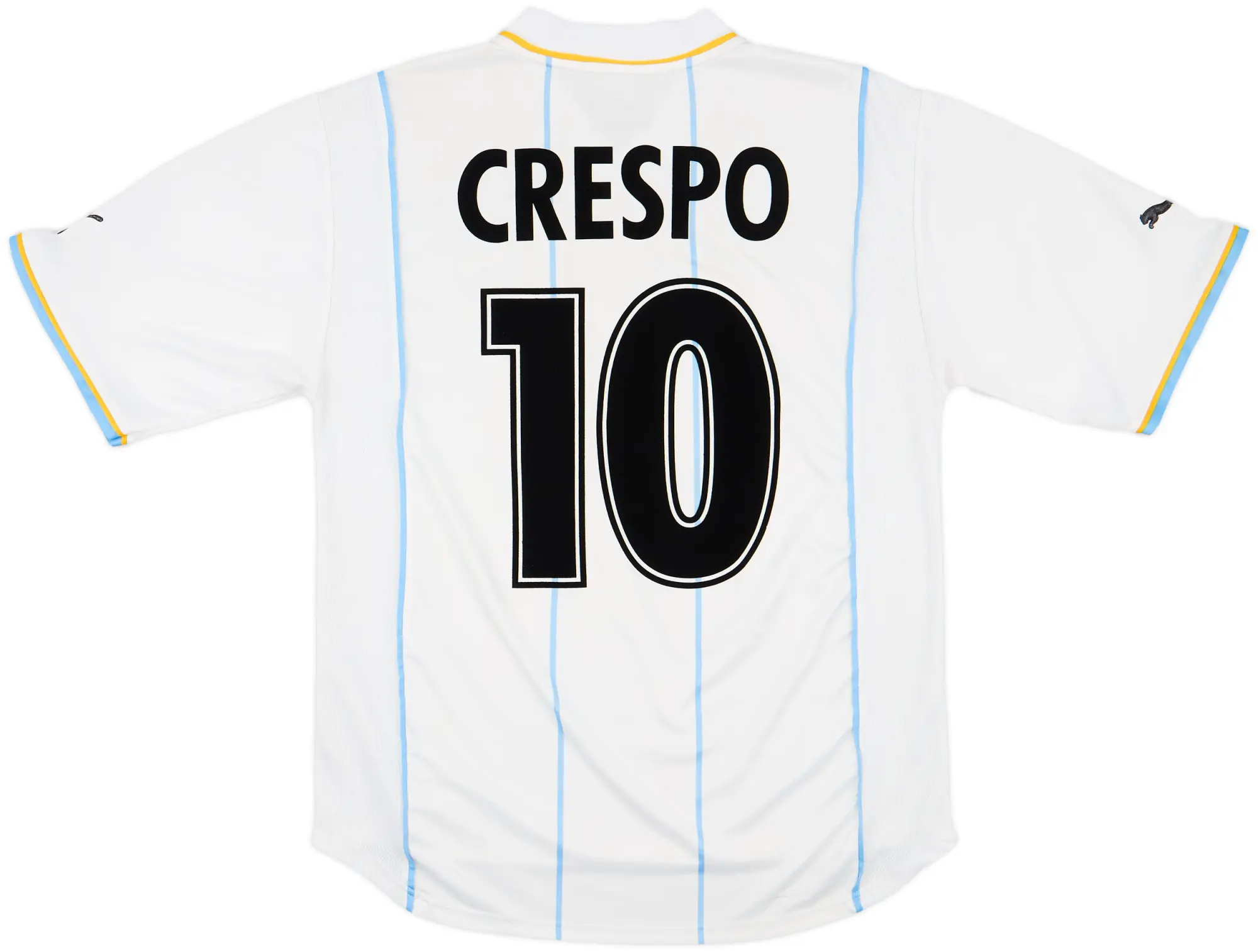 2001-02 Lazio European Home Shirt Crespo #10 - 8/10 - (M)
