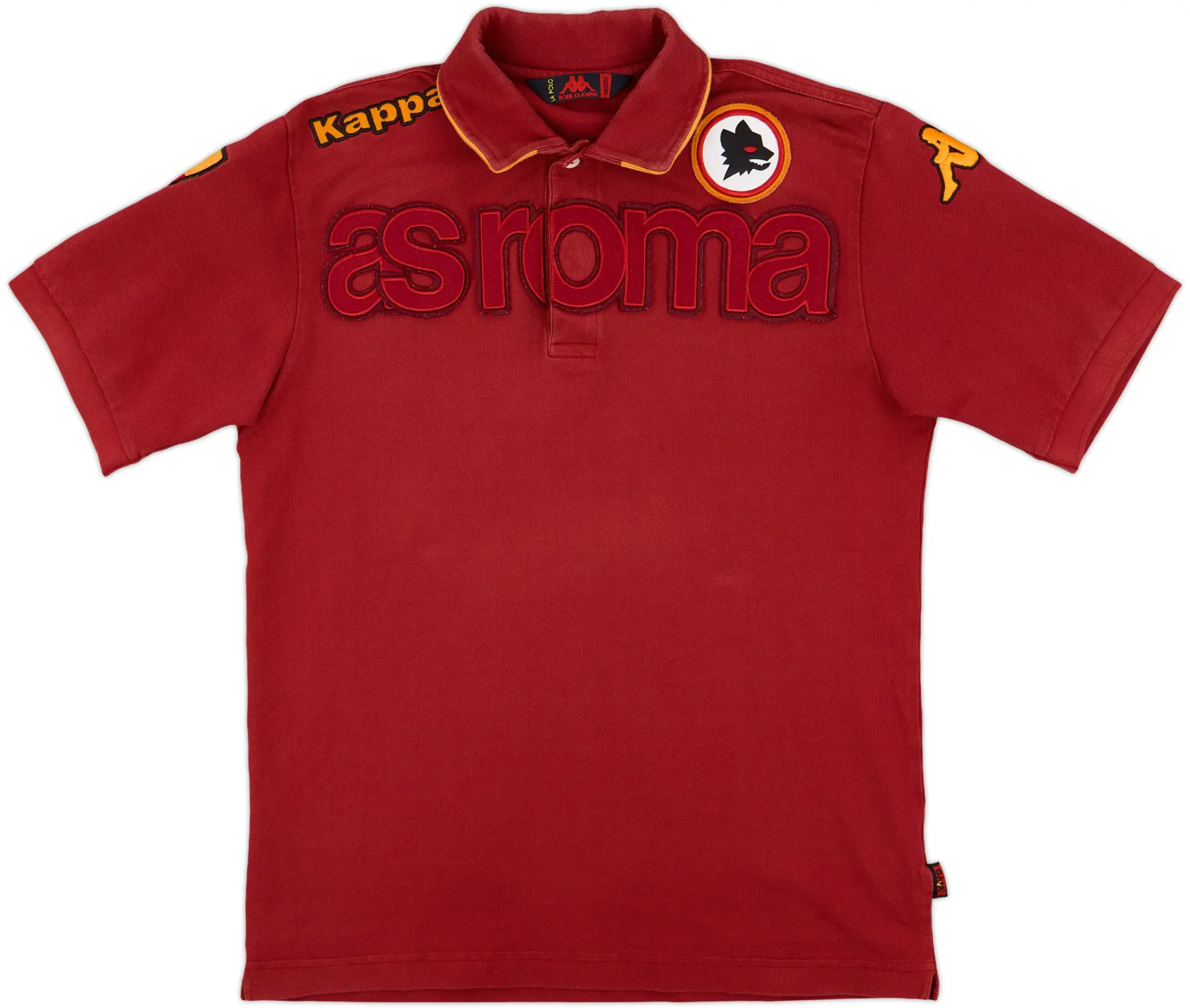 2009-10 Roma Kappa Polo Shirt - 7/10 - (M)