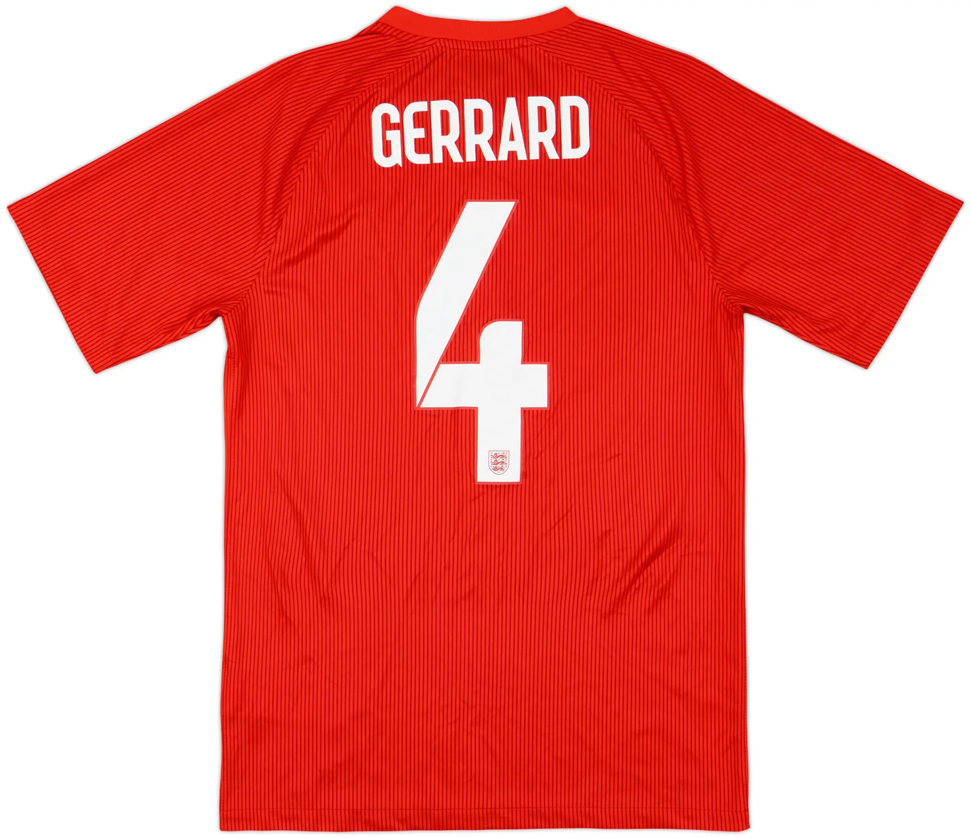 2014-15 England Away Shirt Gerrard #4 - 8/10 - (S)