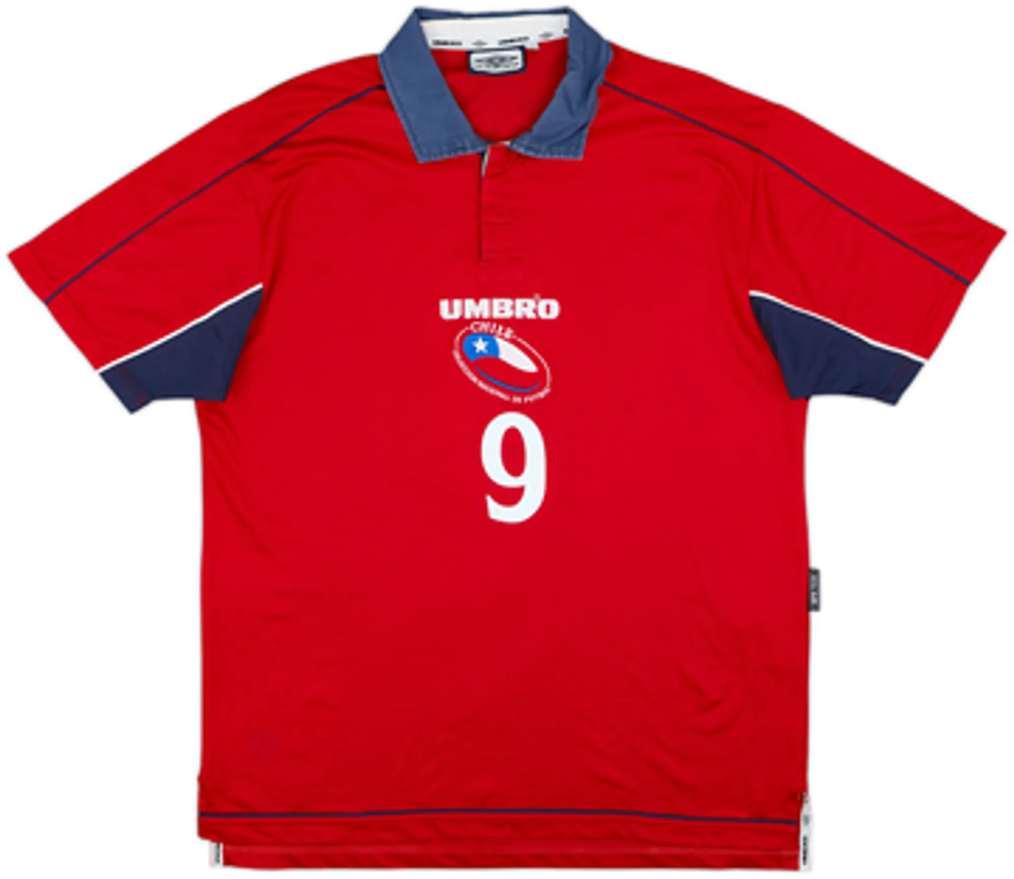 Umbro Chile Mens SS Home Shirt 2000