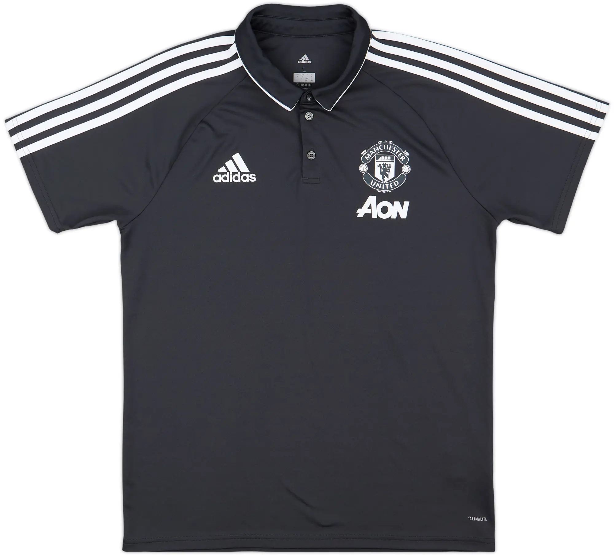 2017-18 Manchester United adidas Polo Shirt - 10/10 - (L)