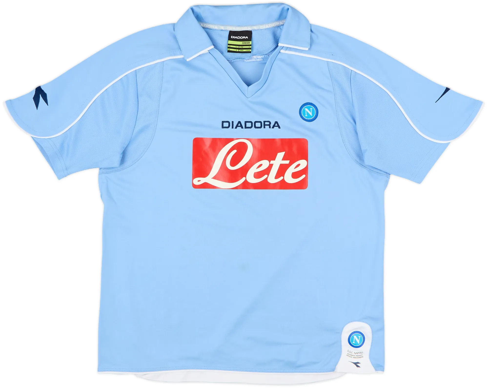 Diadora Napoli Boys SS Home Shirt 2008/09