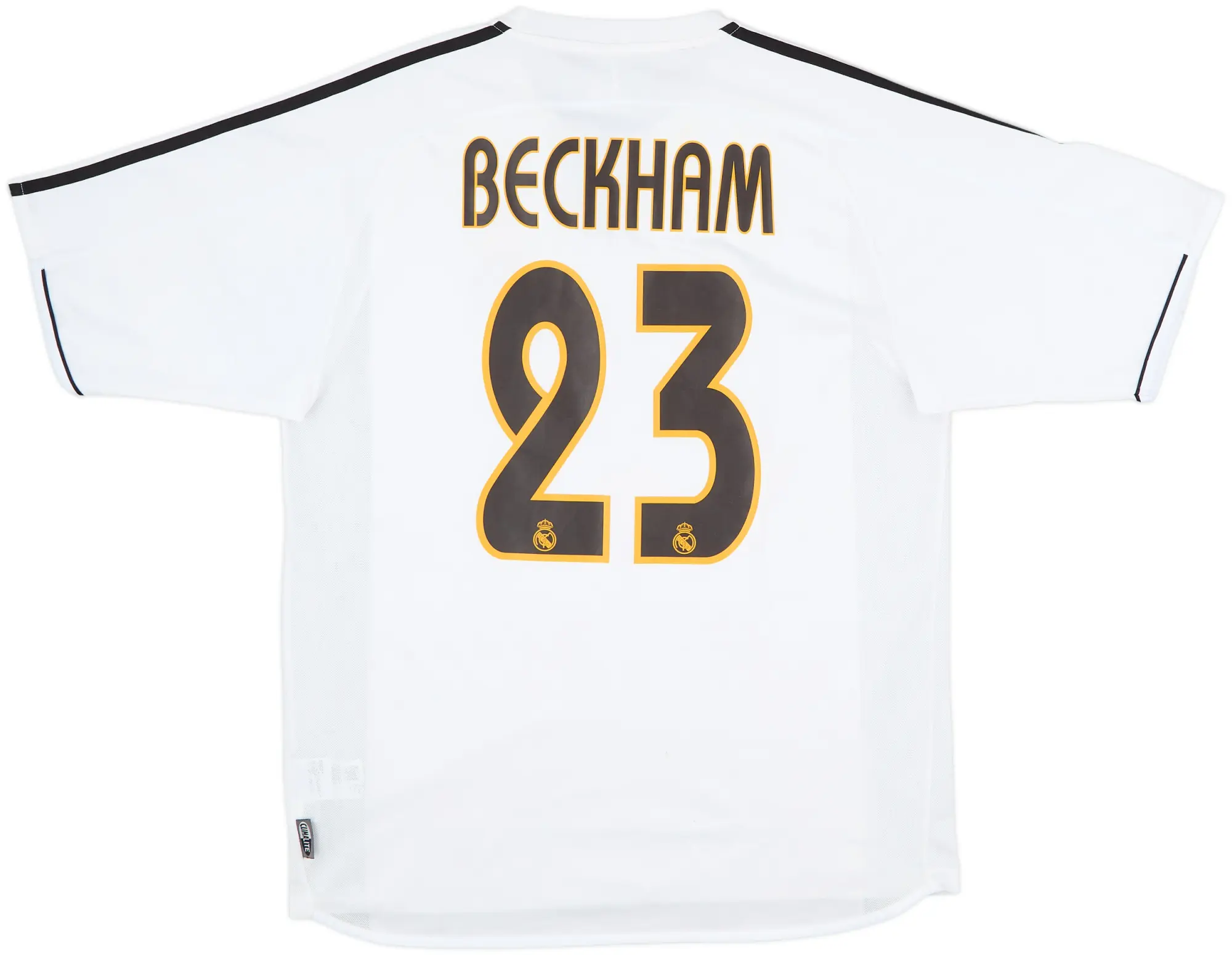 2003-04 Real Madrid Home Shirt Beckham #23 - 9/10 - (M)