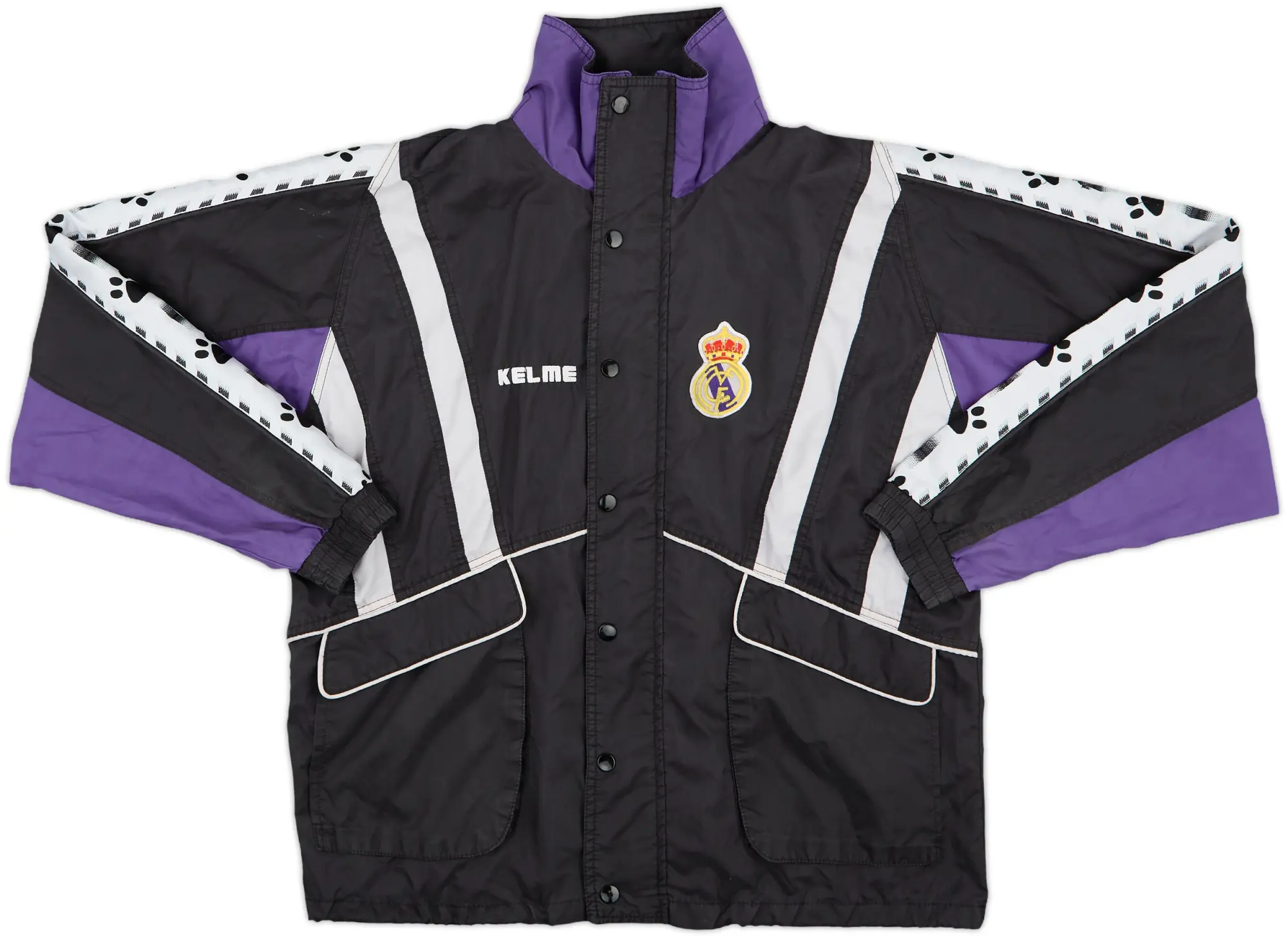 1997-98 Real Madrid Kelme Hooded Rain Jacket - 8/10 - (S)