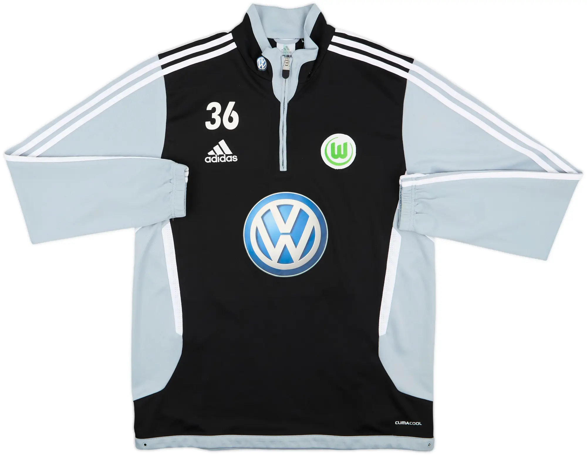 adidas Wolfsburg Mens SS Player Issue Home Shirt 2010/11