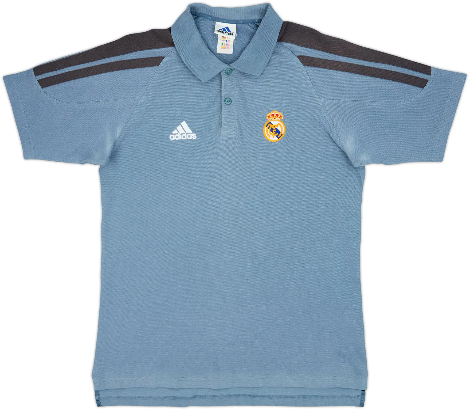 2001-02 Real Madrid adidas Polo Shirt - 5/10 - (L)