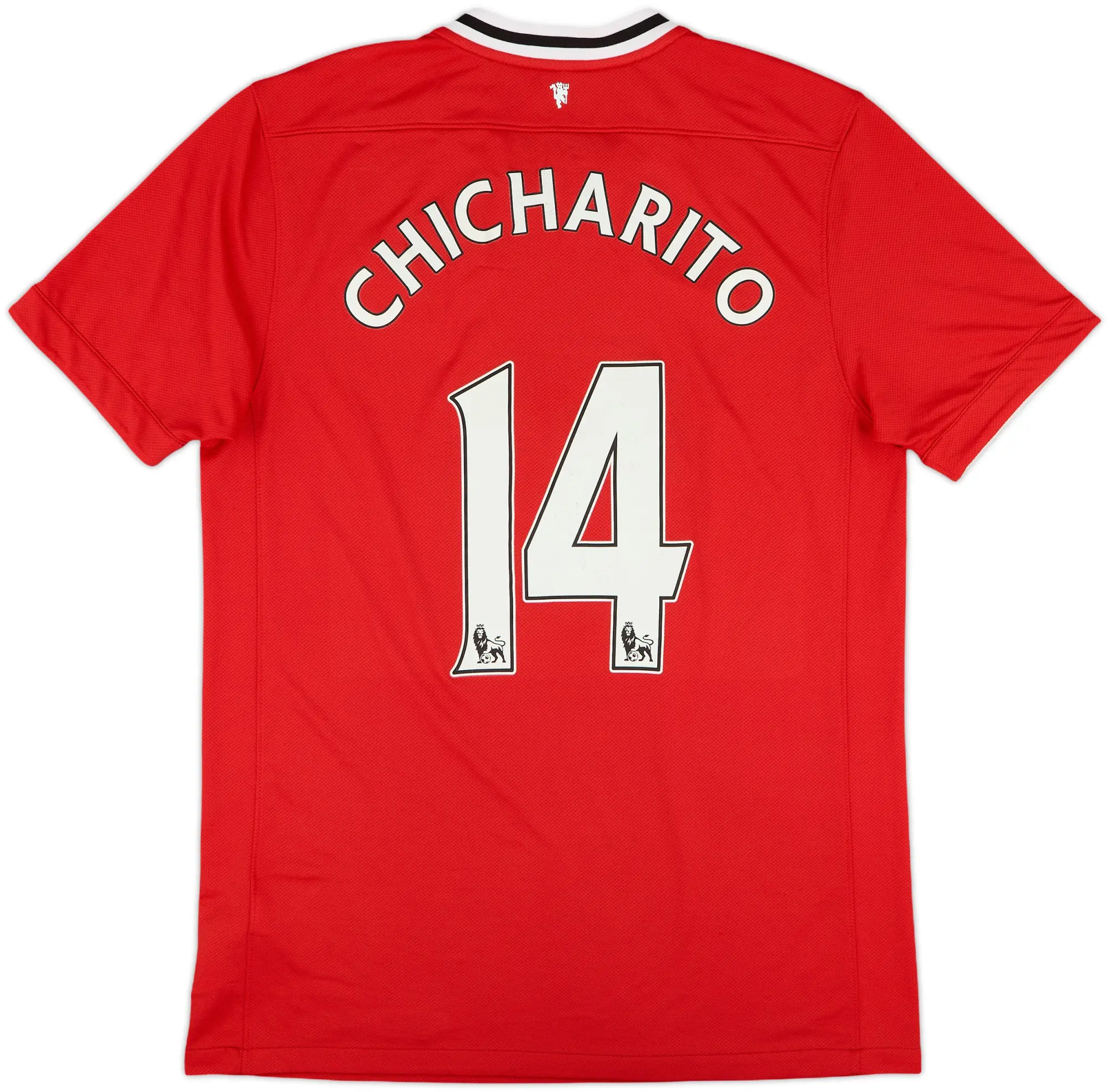 2011-12 Manchester United Home Shirt Chicharito #14 - 6/10 - (L)