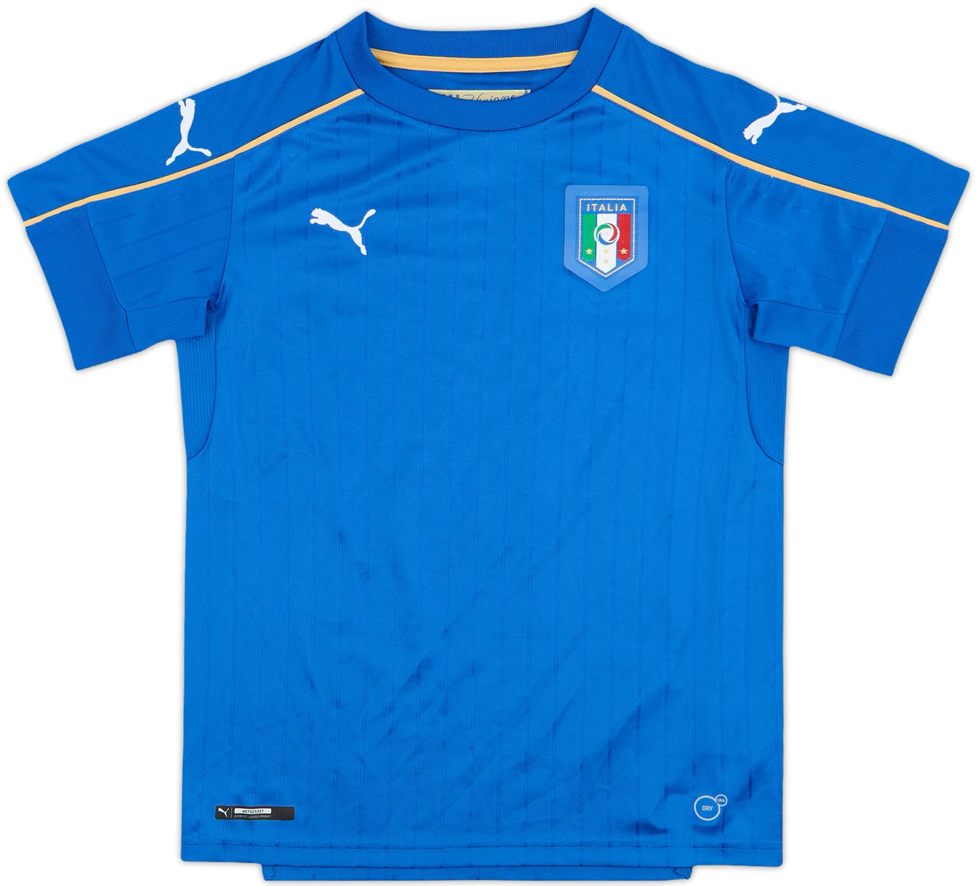 Puma Italy Boys SS Home Shirt 2016