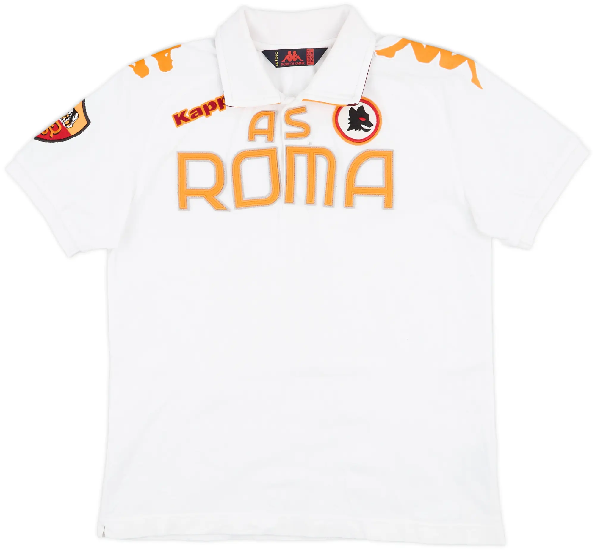 2009-10 Roma Kappa Polo Shirt - 9/10 - (XL.Boys)