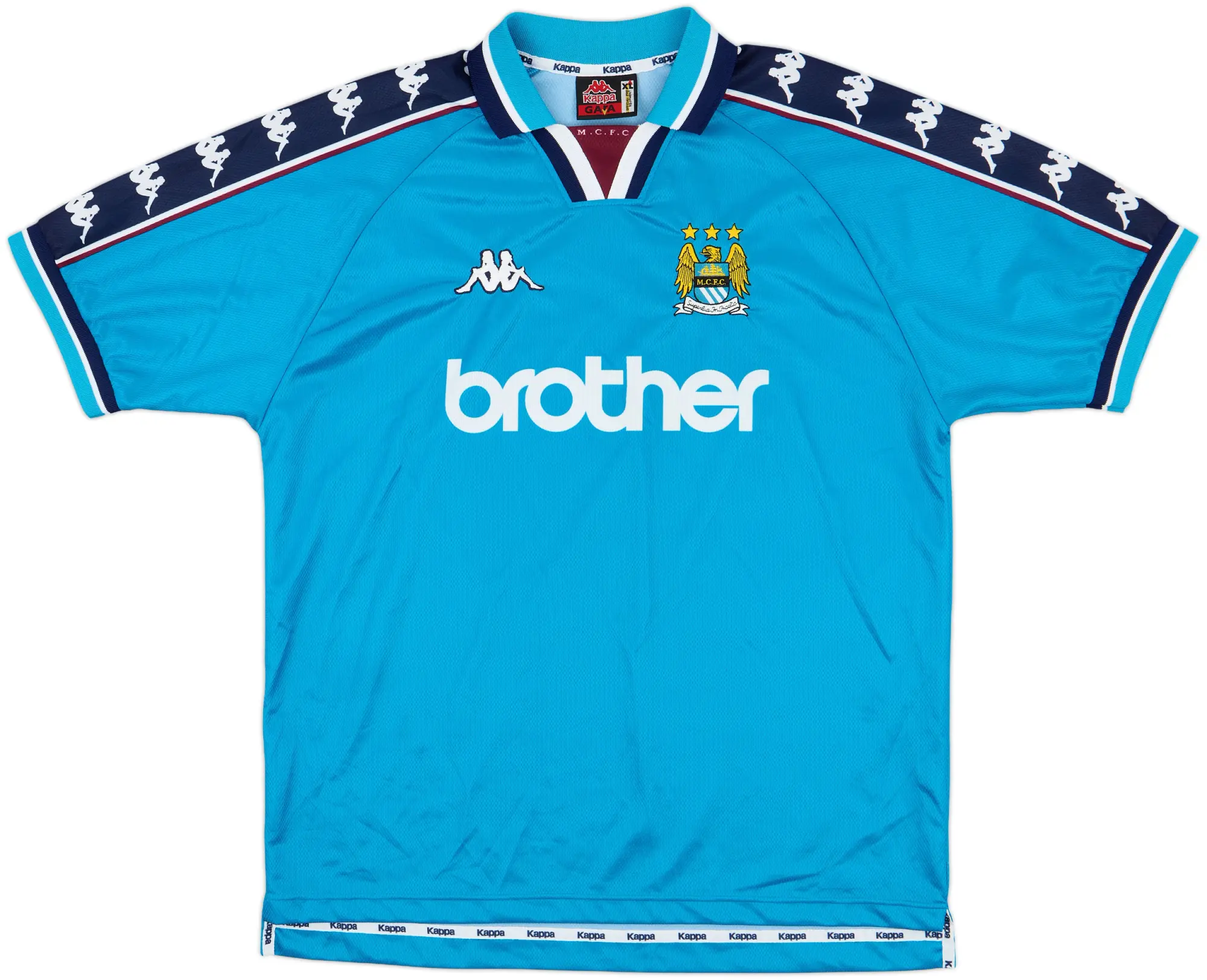 1997-99 Manchester City Home Shirt - 8/10 - (XL)