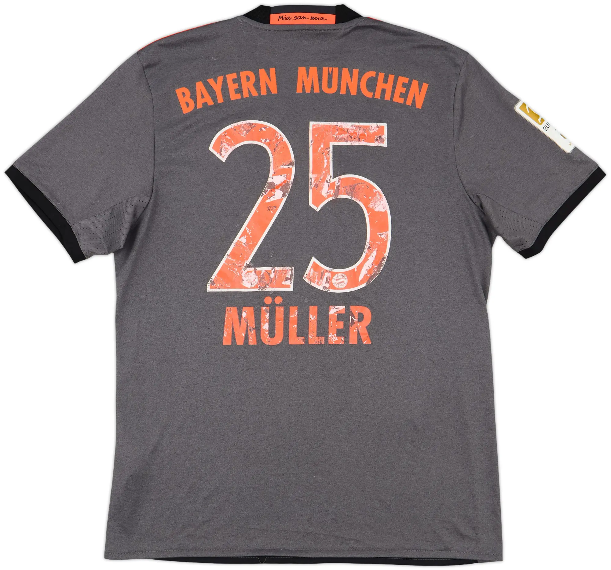 2016-17 Bayern Munich Away Shirt Muller #25 - 4/10 - (M)
