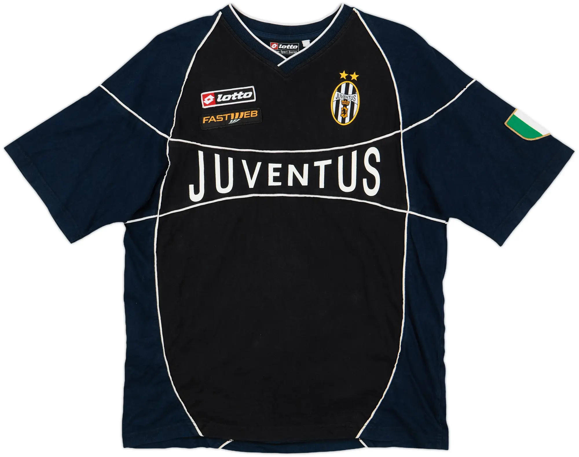 2001-02 Juventus Lotto Cotton Tee - 8/10 - (M)