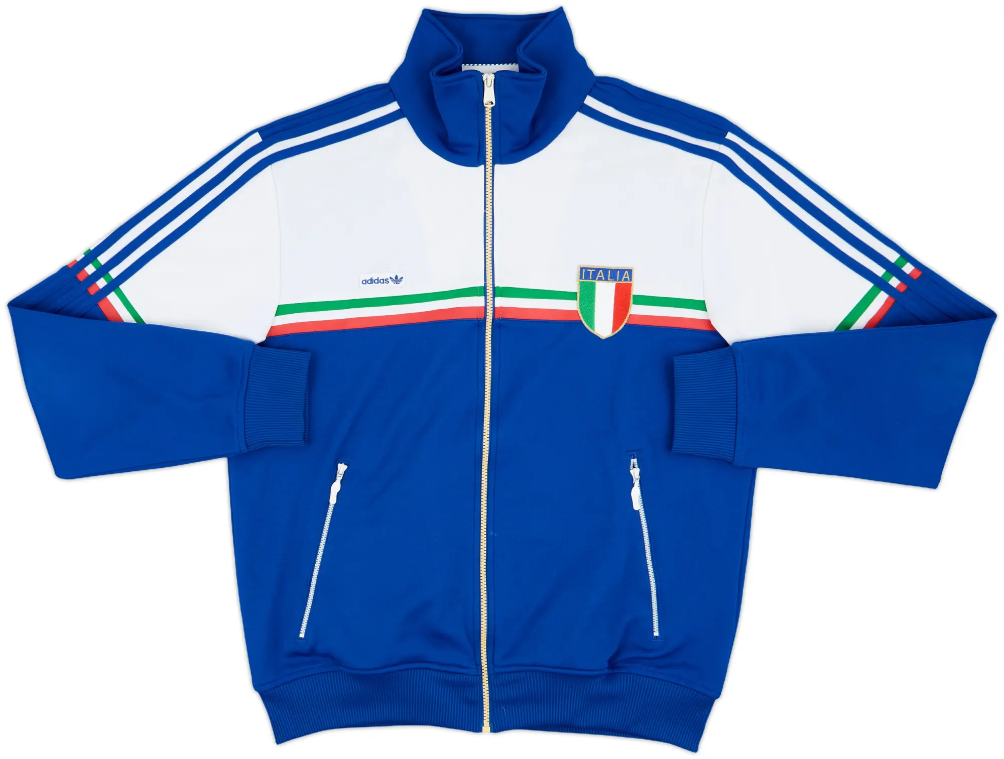 2010-11 Italy adidas Originals Retro Track Jacket - 7/10 - (L)