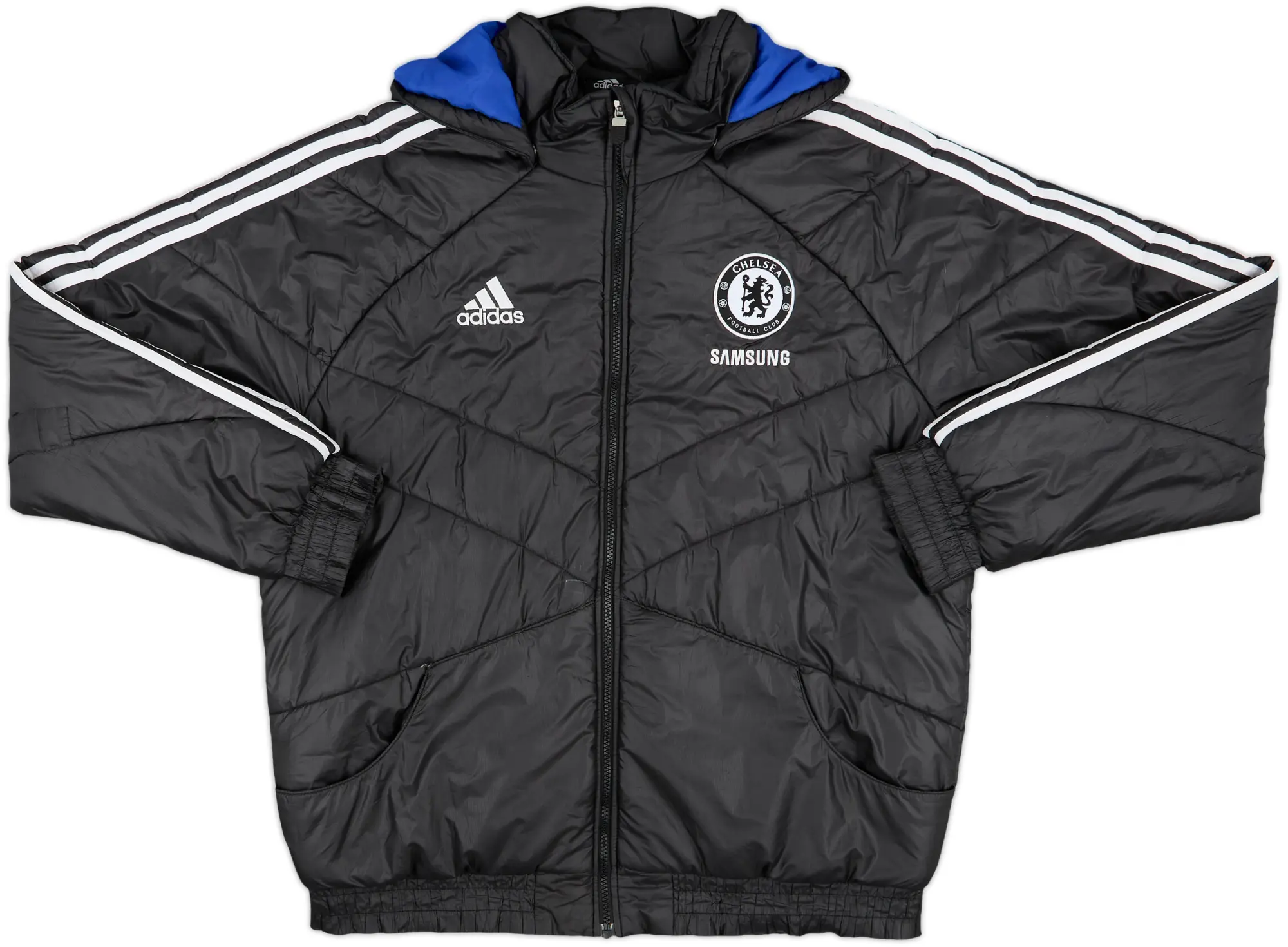 2011-12 Chelsea adidas Padded Bench Coat - 6/10 - (L/XL)
