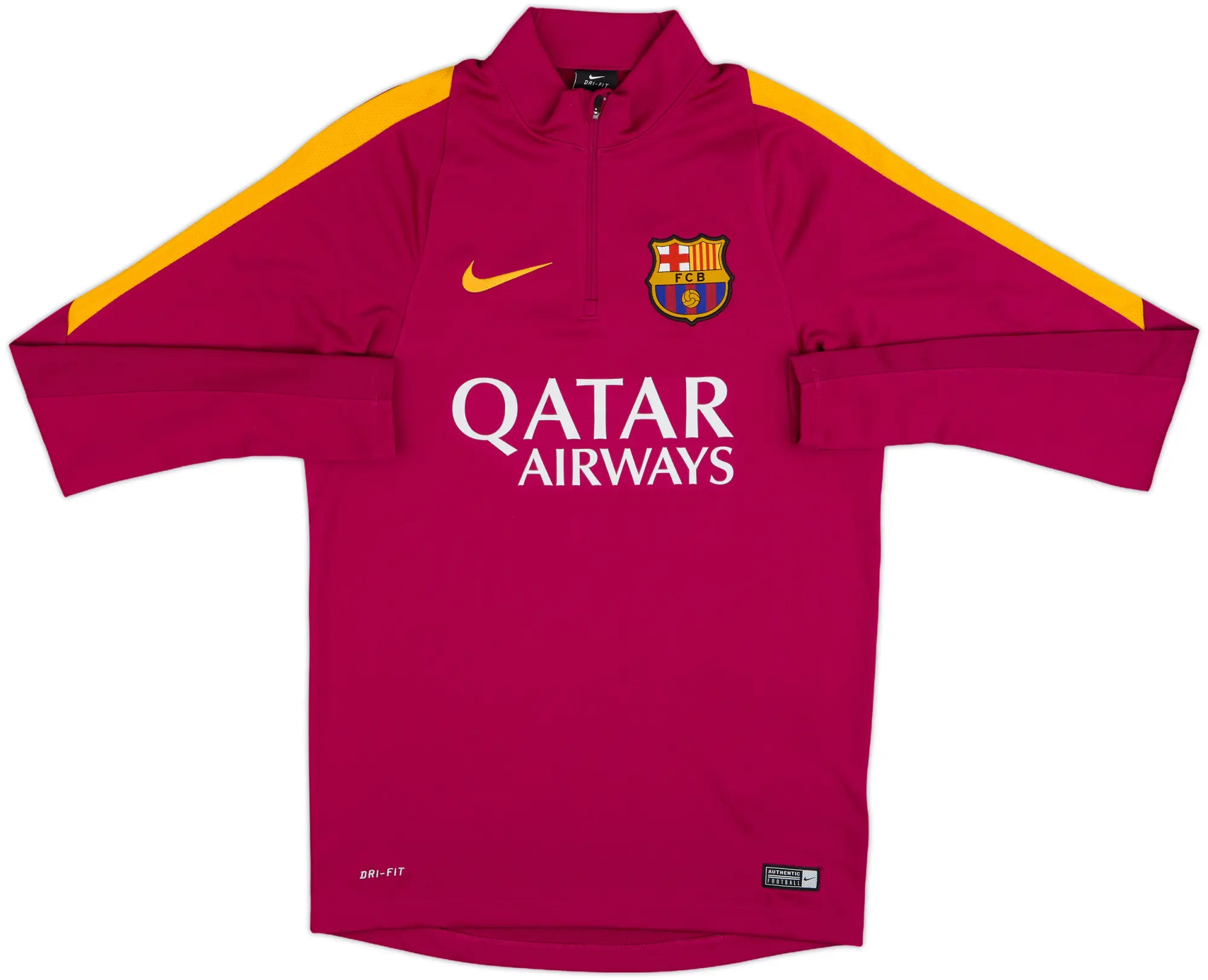 2016-17 Barcelona Nike 1/4 Zip Drill Top - 10/10 - (S)
