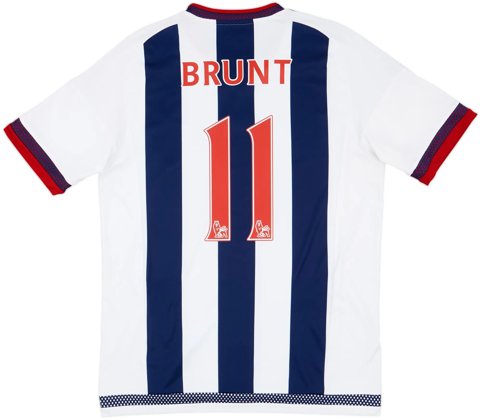 2015-16 West Brom Home Shirt Brunt #11 - 10/10 - (M)