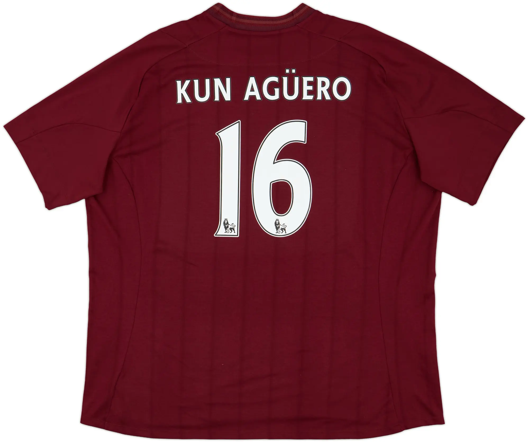 2012-13 Manchester City Away Shirt Kun Aguero #16 - 9/10 - (4XL)