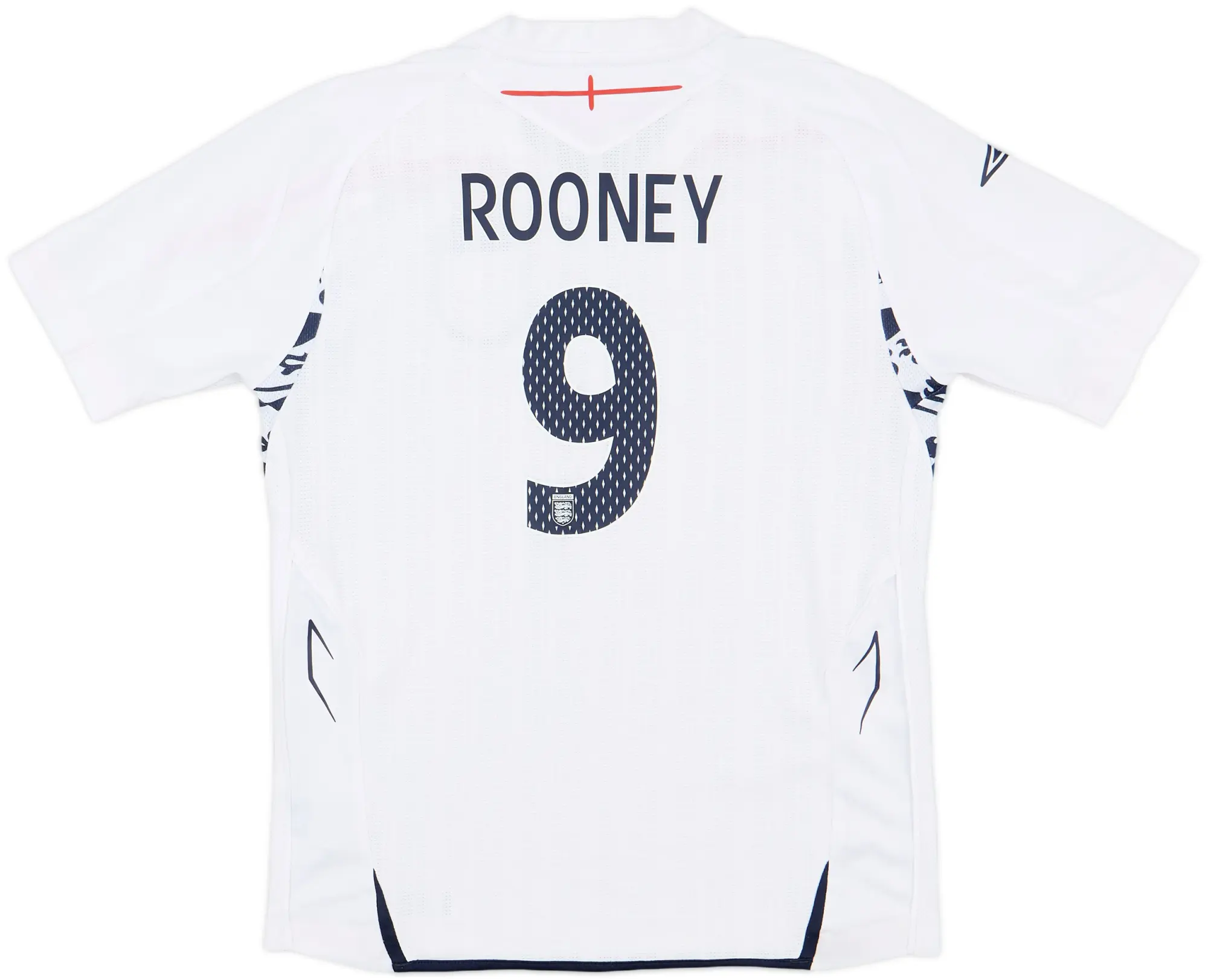 2007-09 England Home Shirt Rooney #9 - 10/10 - (M.Boys)