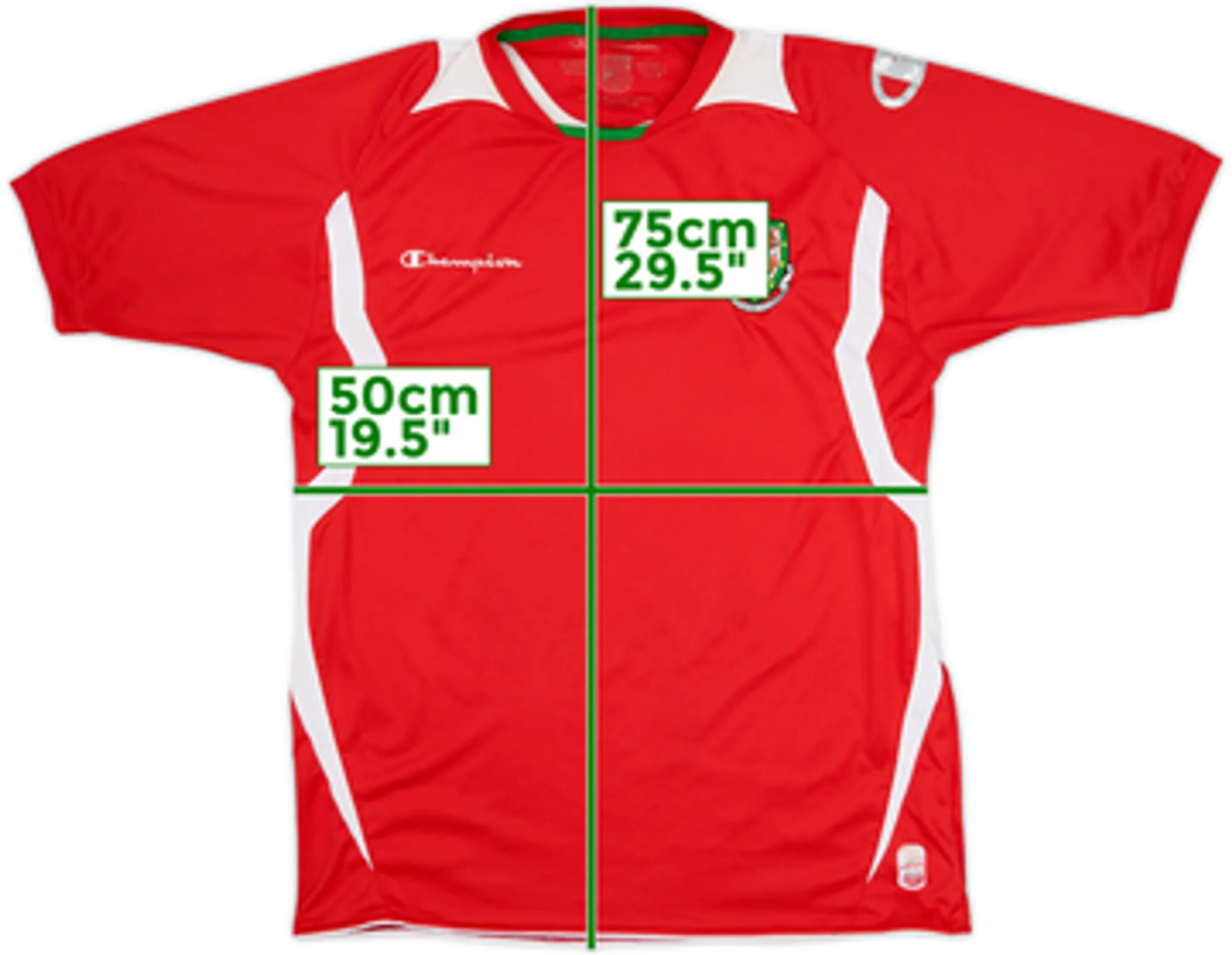 Champion Wales Mens SS Home Shirt 2008