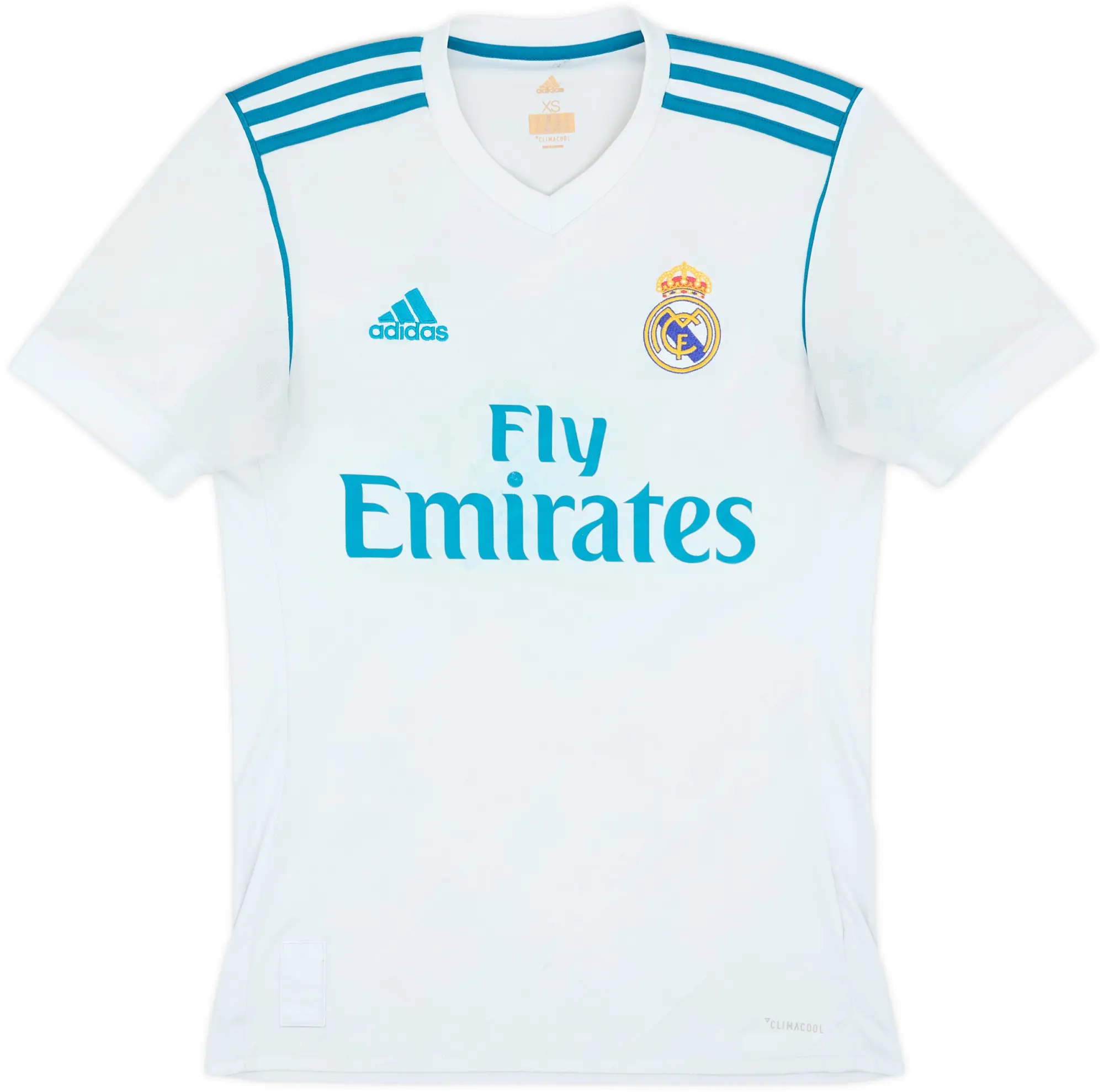 2017-18 Real Madrid Home Shirt - 4/10 - (XS)