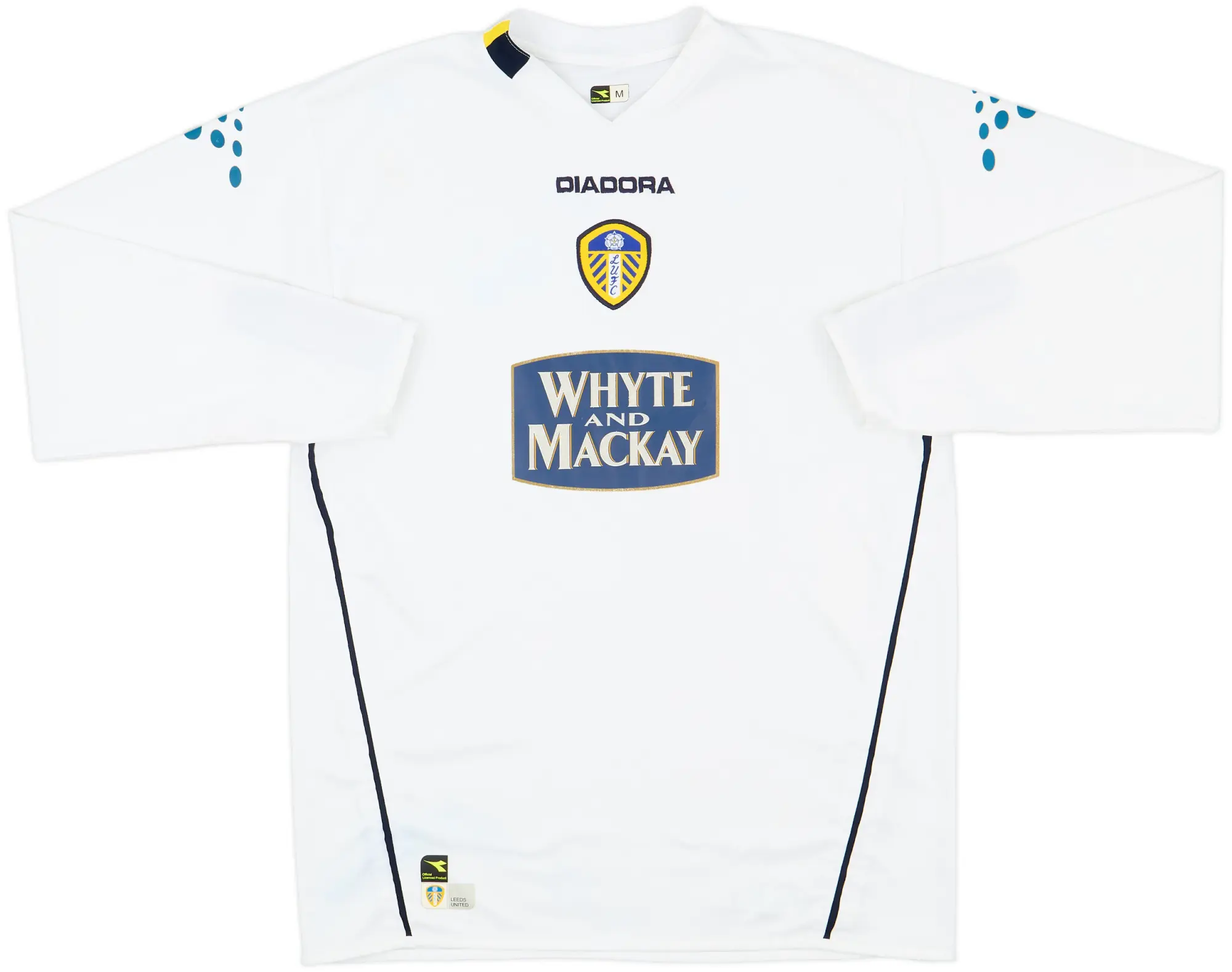 2004-05 Leeds United Home L/S Shirt - 7/10 - (M)