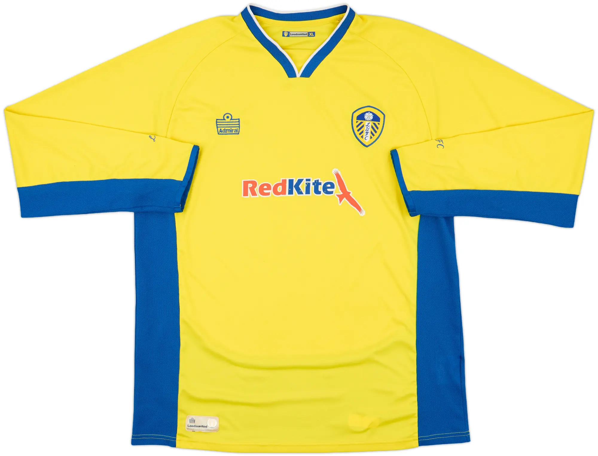 2007-08 Leeds United Away L/S Shirt - 7/10 - (XL)
