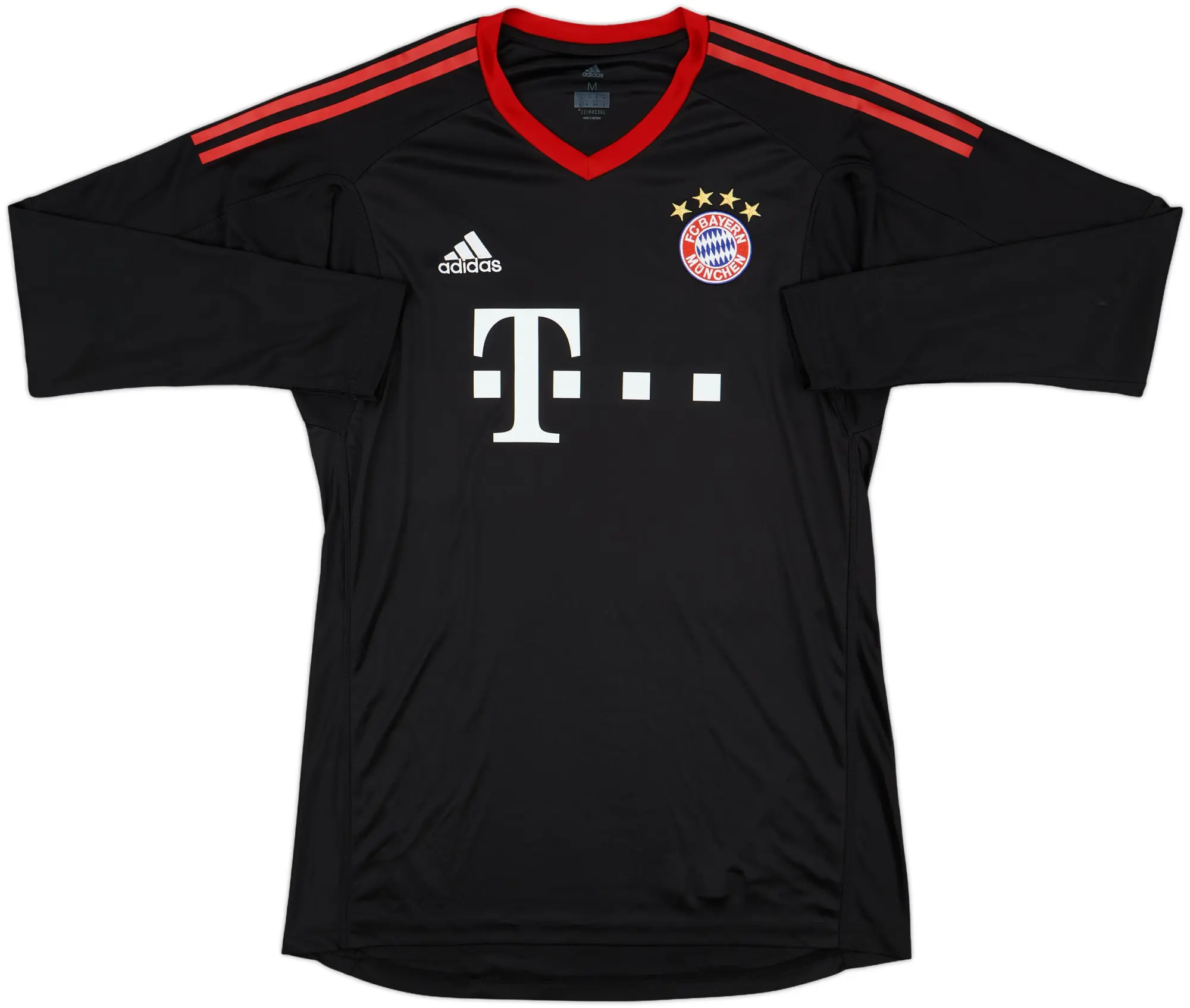 adidas Bayern Munich Mens LS Goalkeeper Player Issue Home Shirt 2017/18